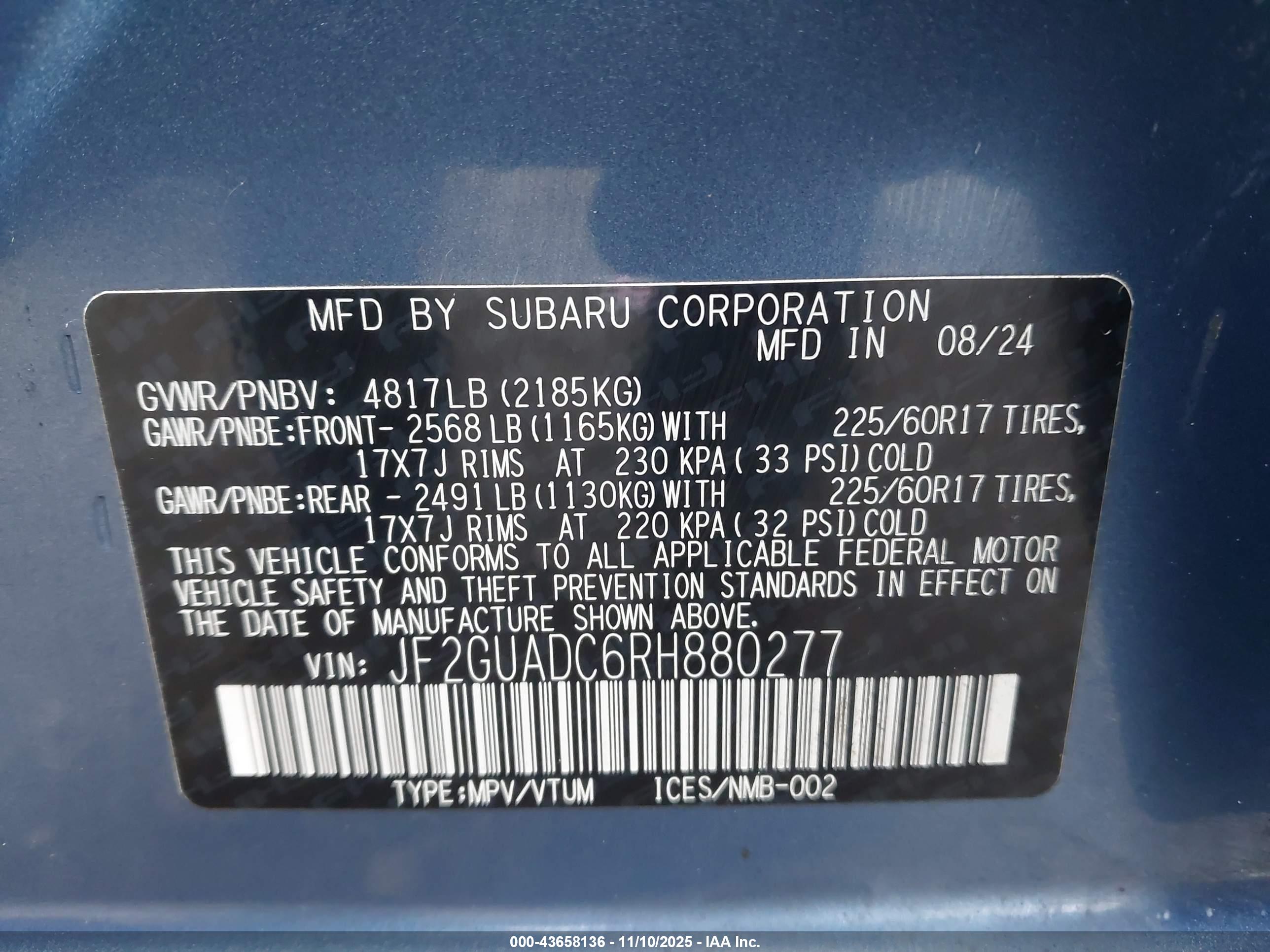 SUBARU CROSSTREK image 9