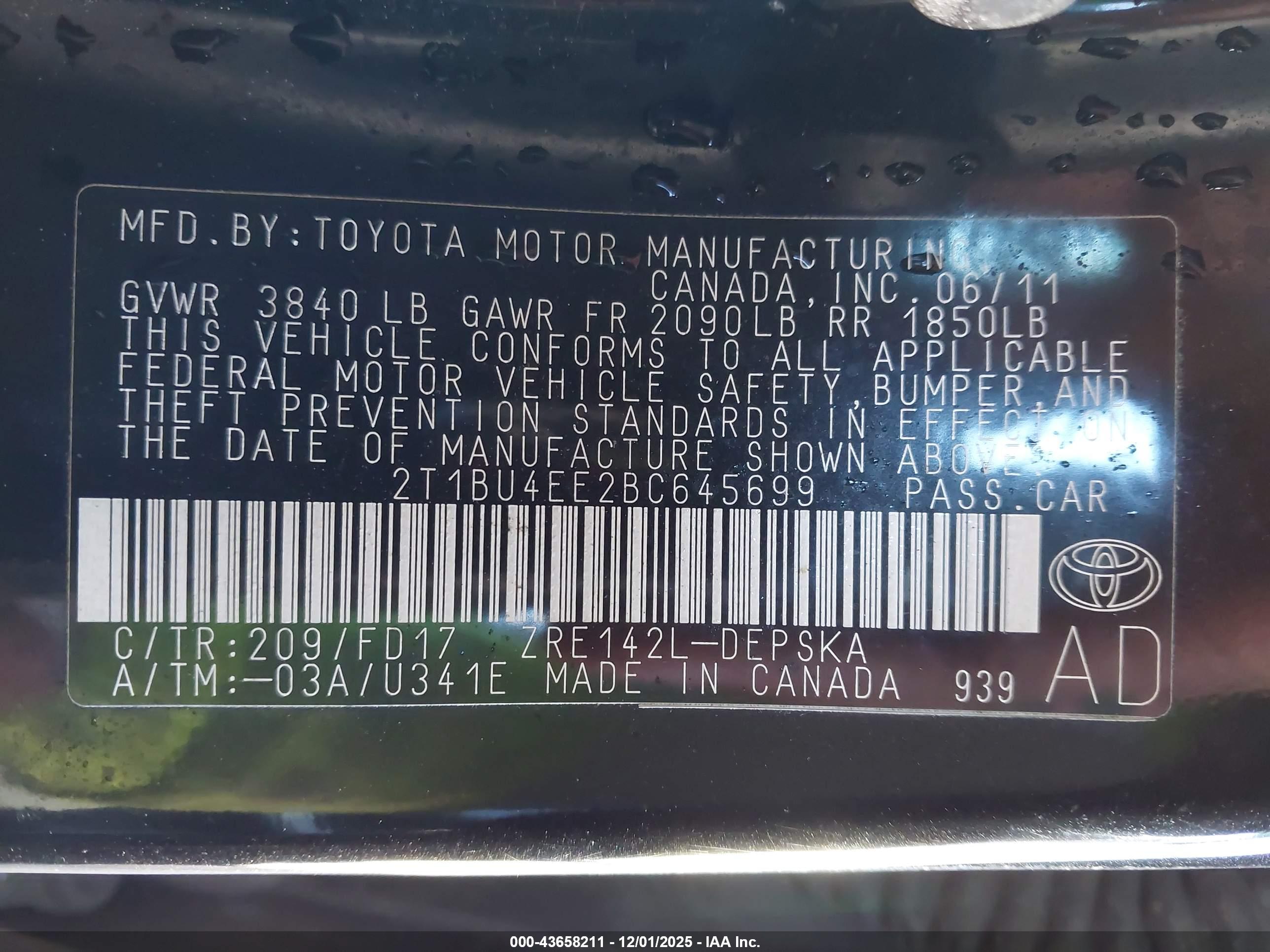 TOYOTA COROLLA image 9