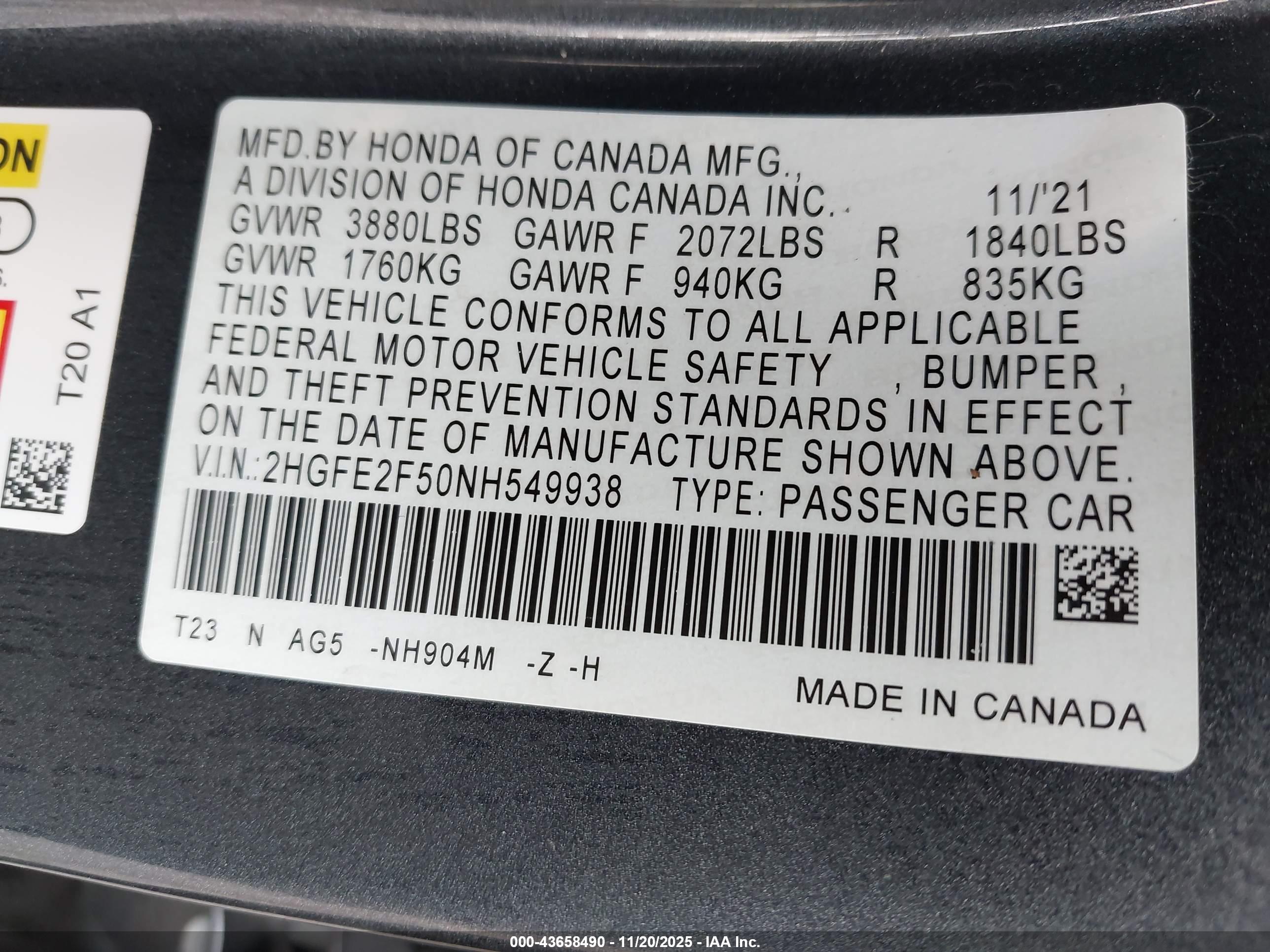 HONDA CIVIC image 9