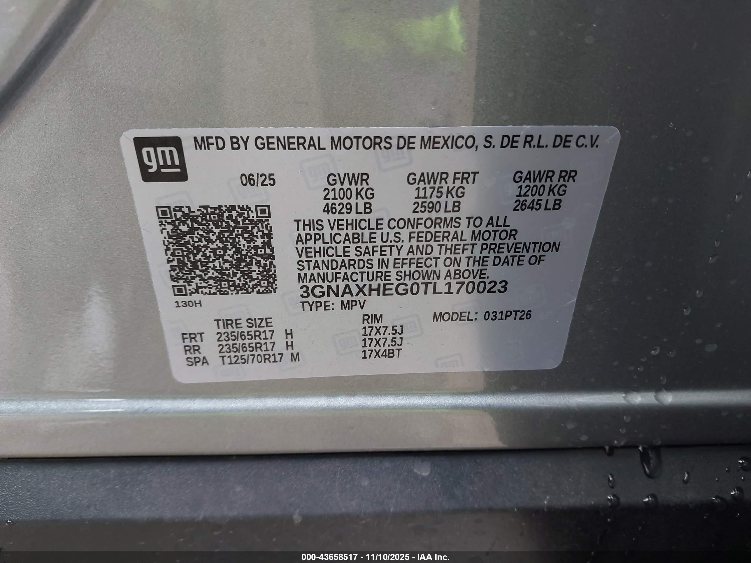 CHEVROLET EQUINOX image 9