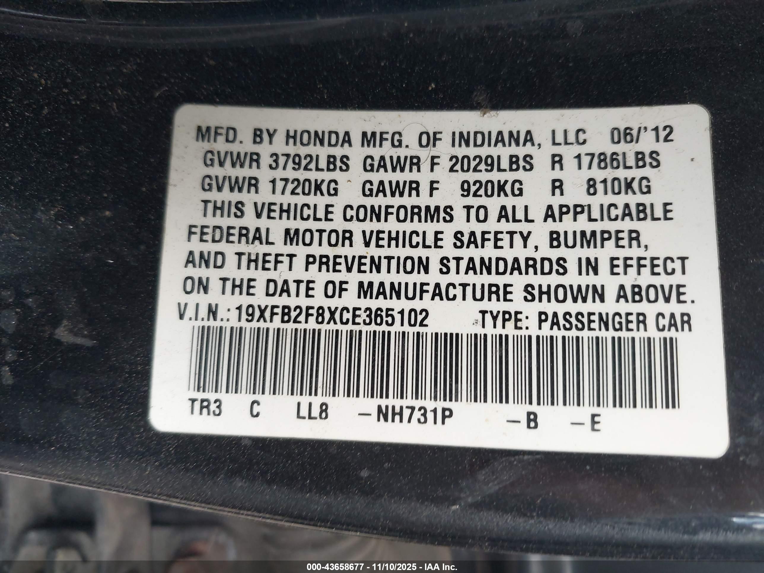 HONDA CIVIC image 9