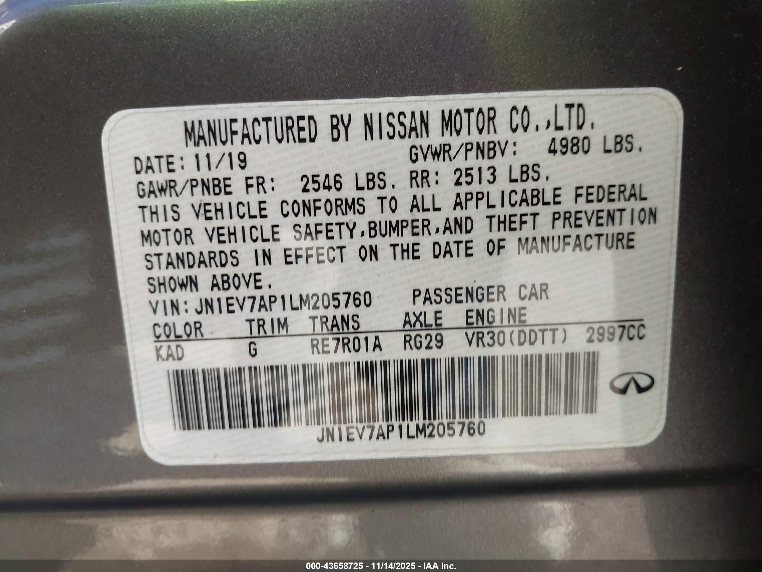 INFINITI Q50 image 9