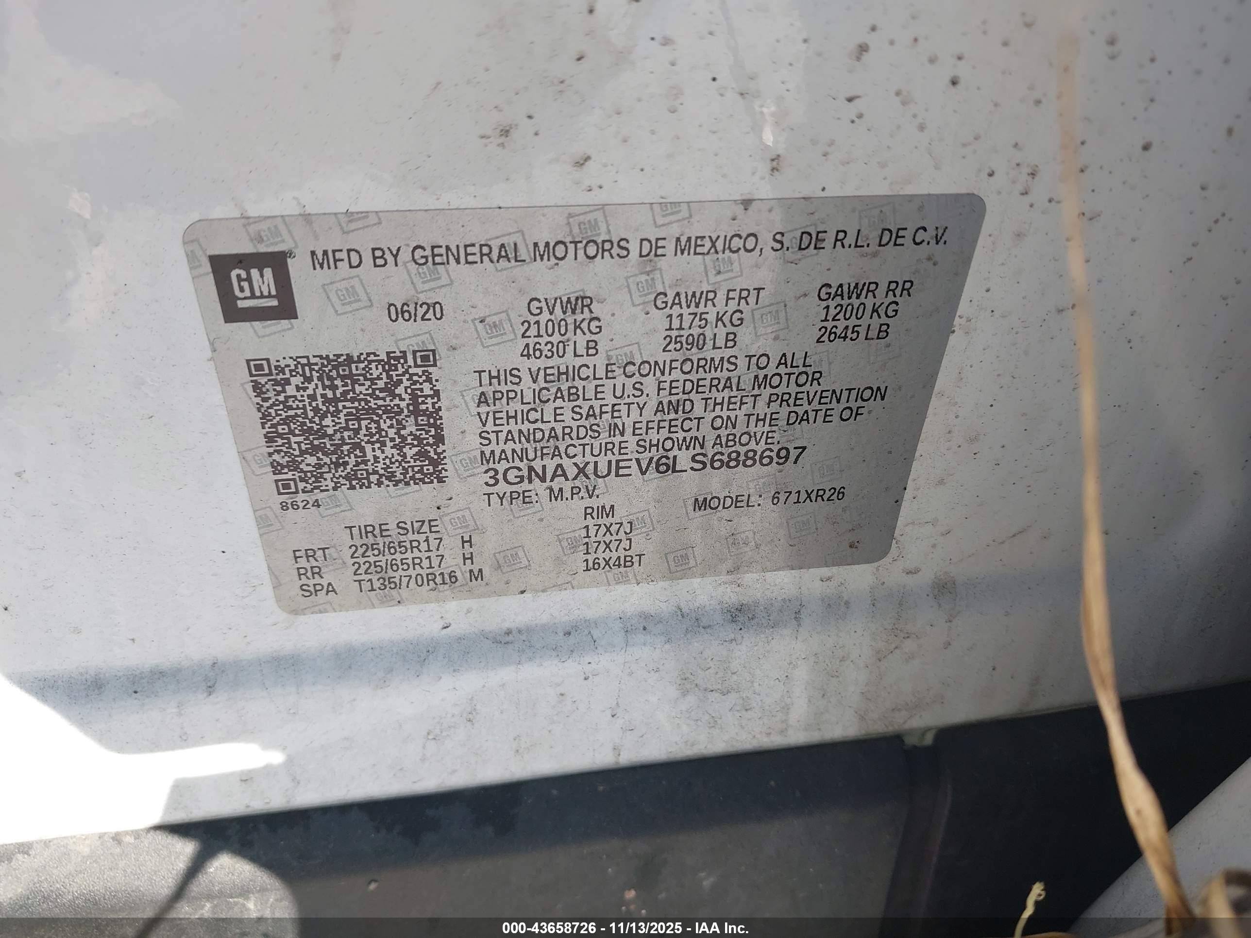 CHEVROLET EQUINOX image 9
