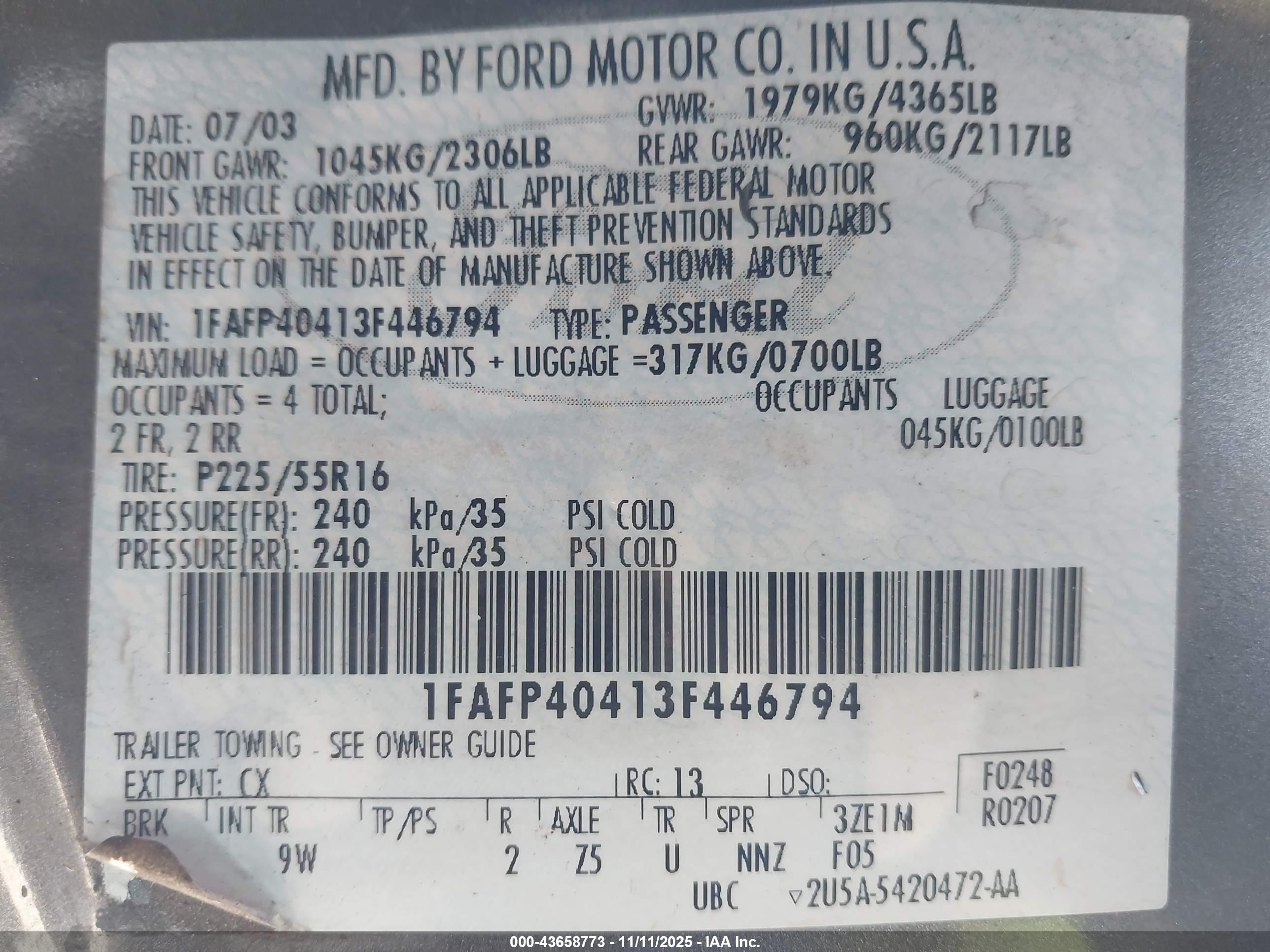 FORD MUSTANG image 9