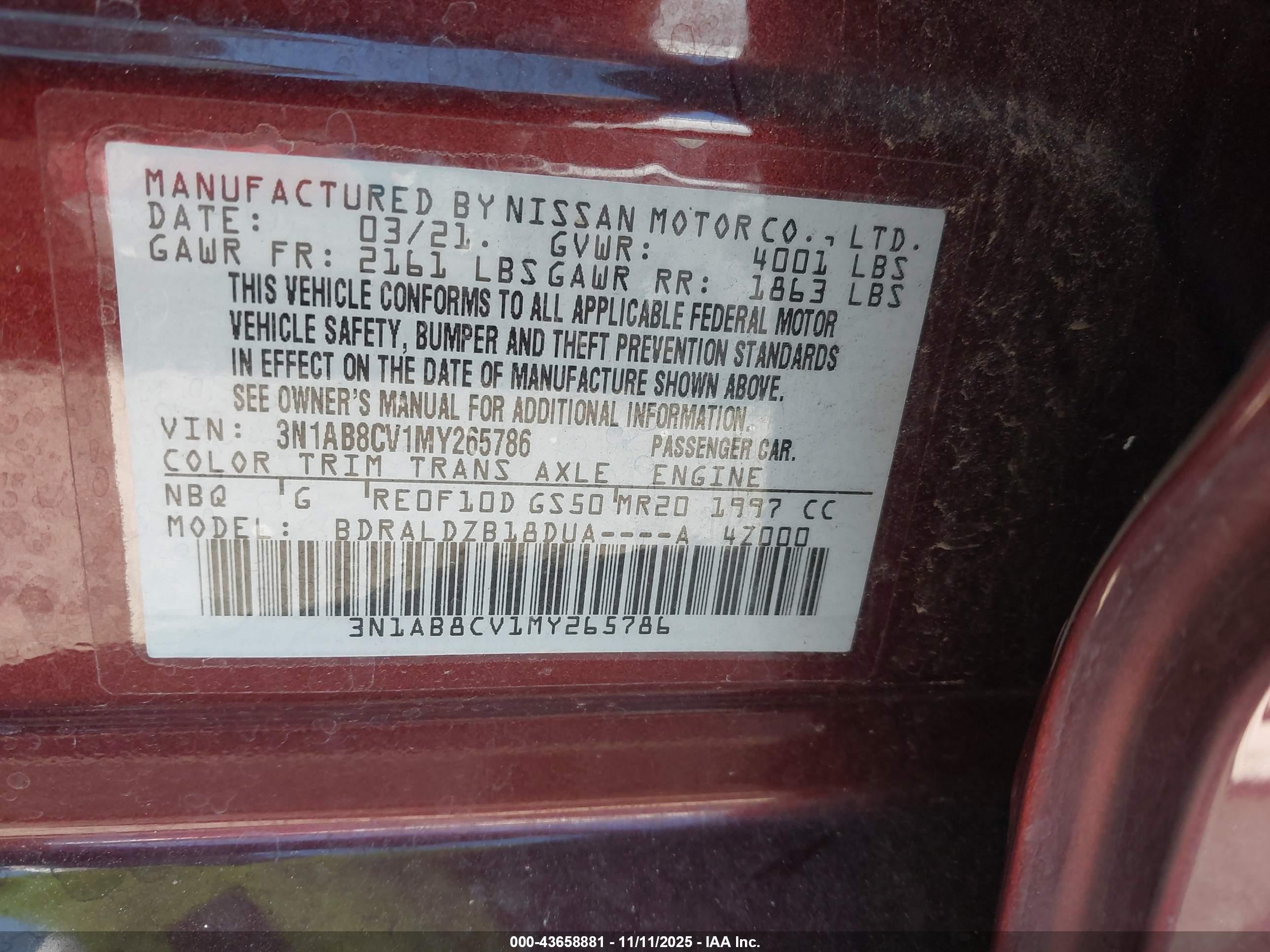 NISSAN SENTRA image 9