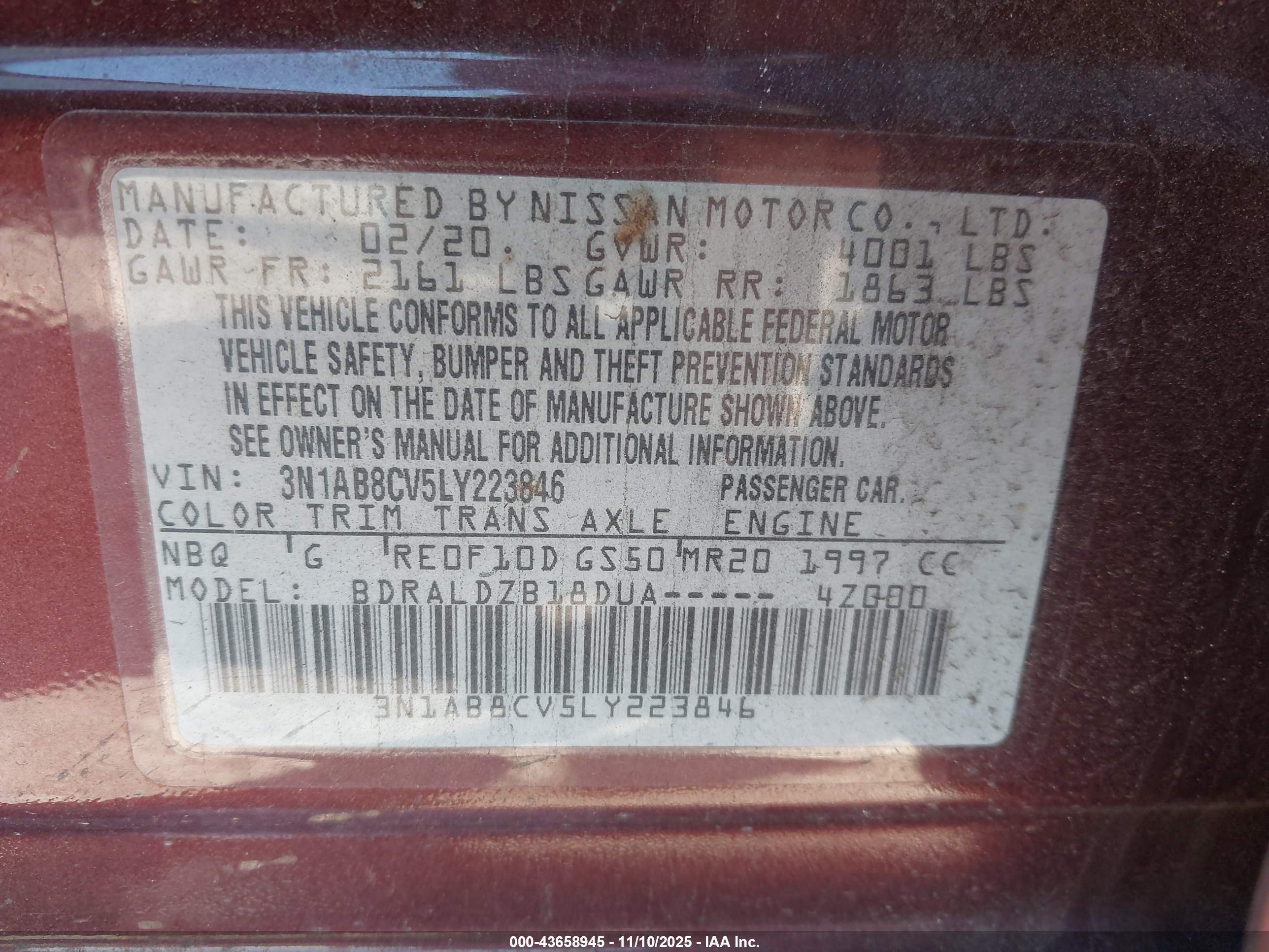 NISSAN SENTRA image 9