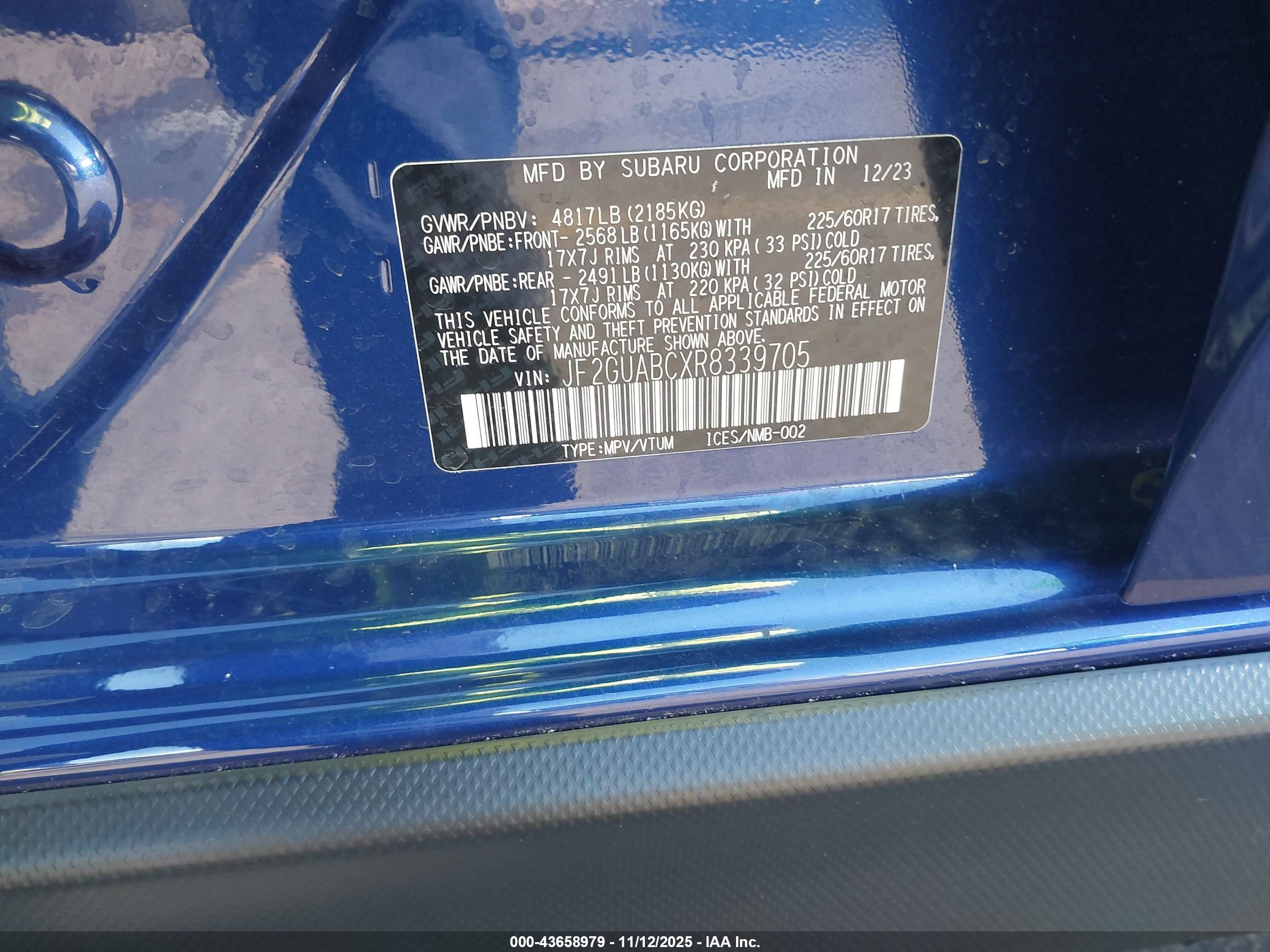 SUBARU CROSSTREK image 9