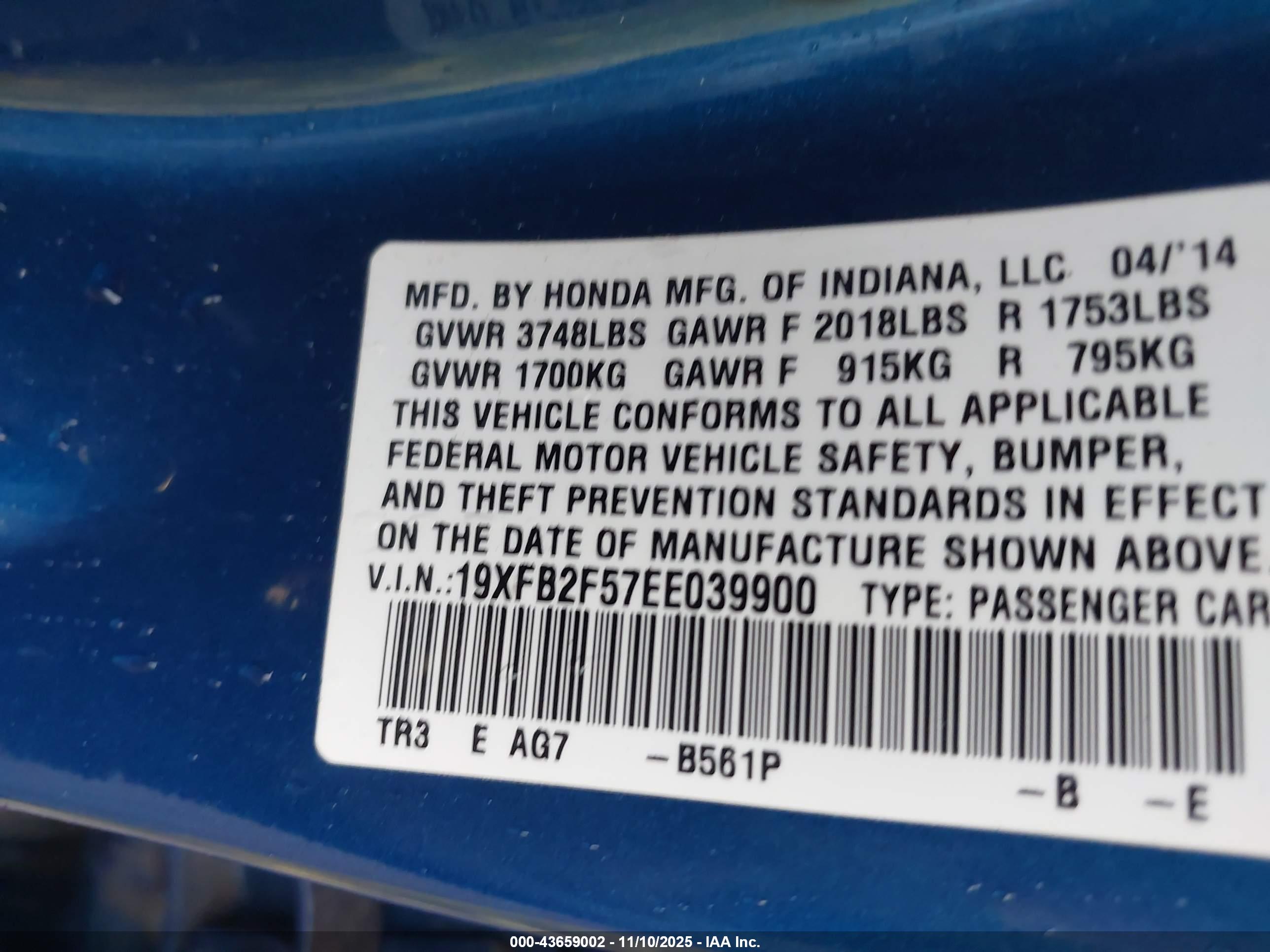 HONDA CIVIC image 9