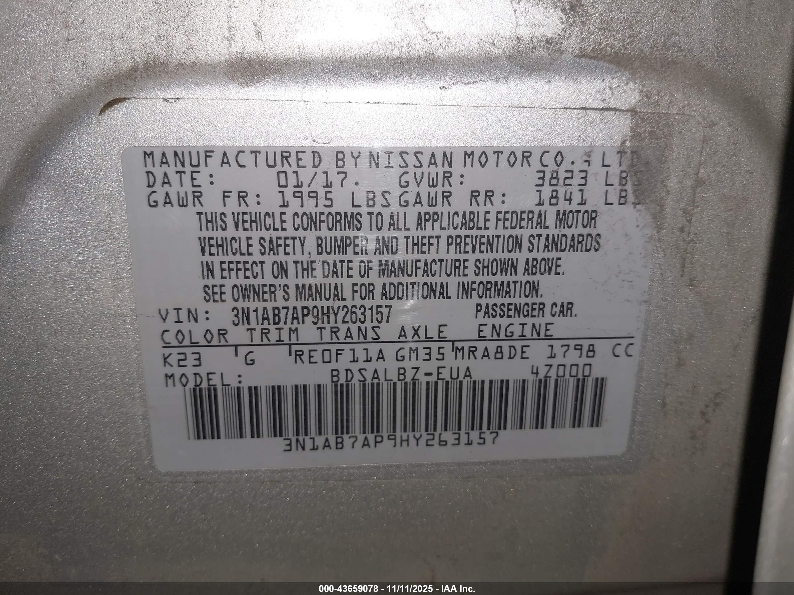 NISSAN SENTRA image 9