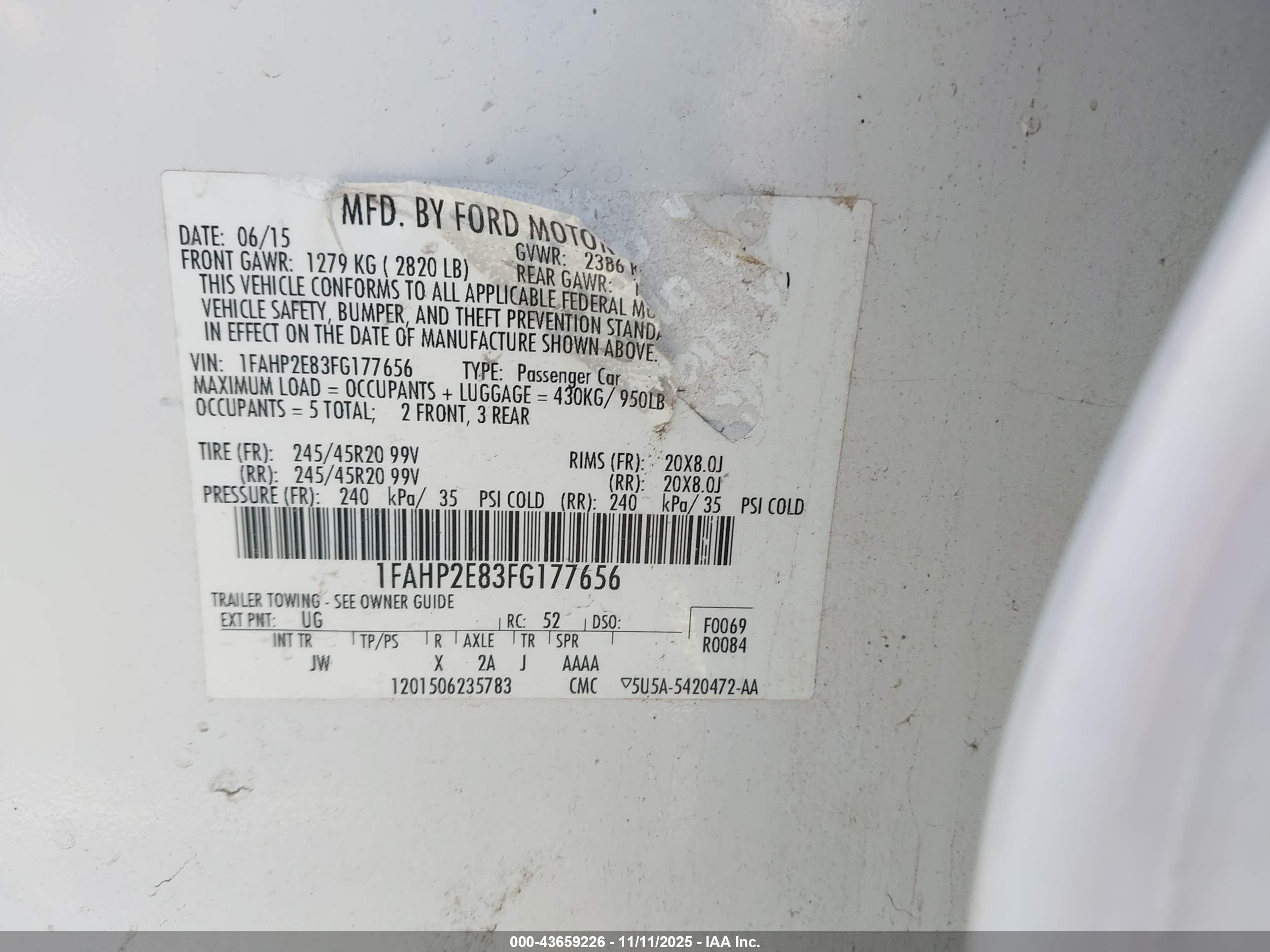 FORD TAURUS image 9