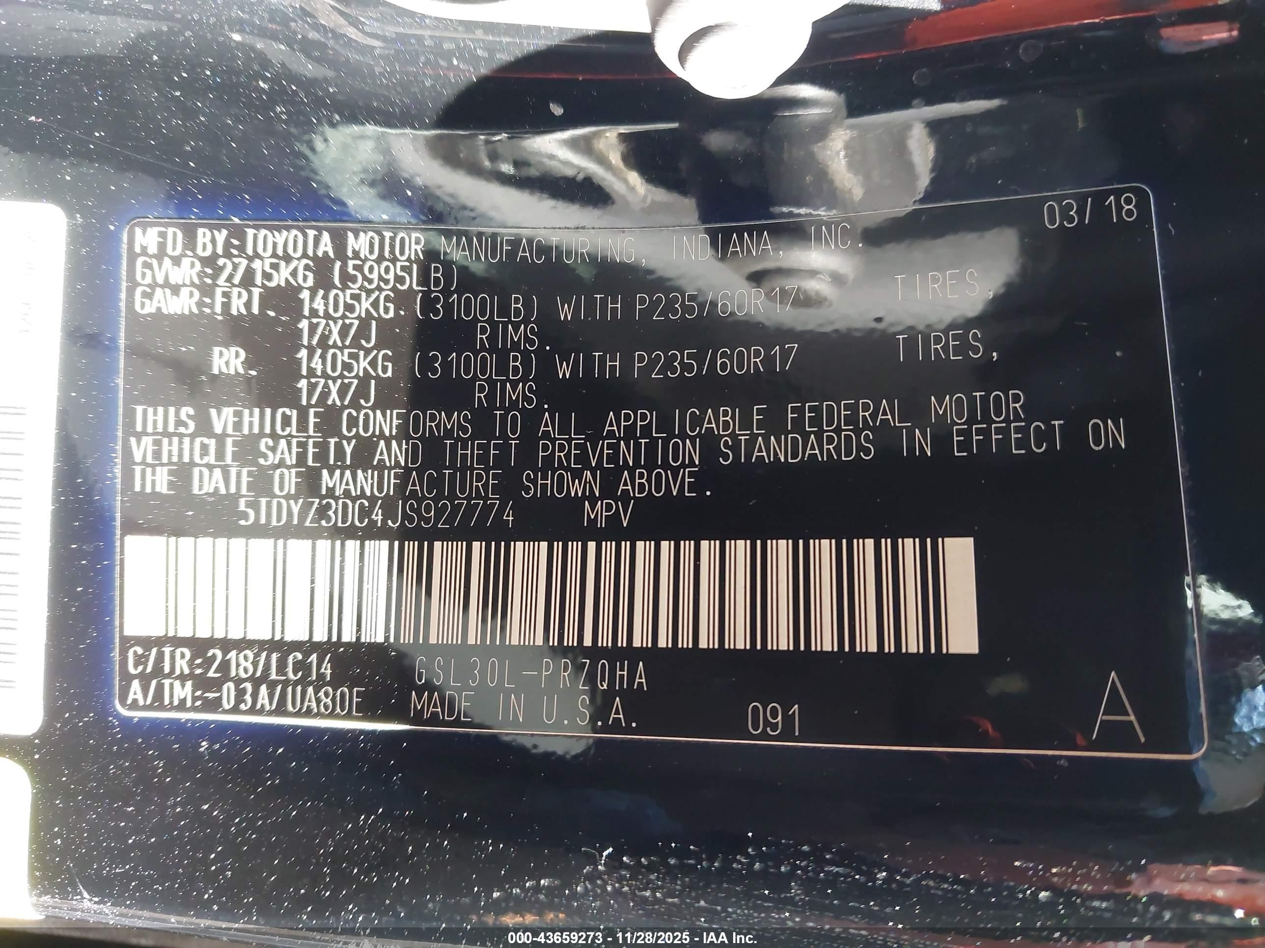 TOYOTA SIENNA image 9