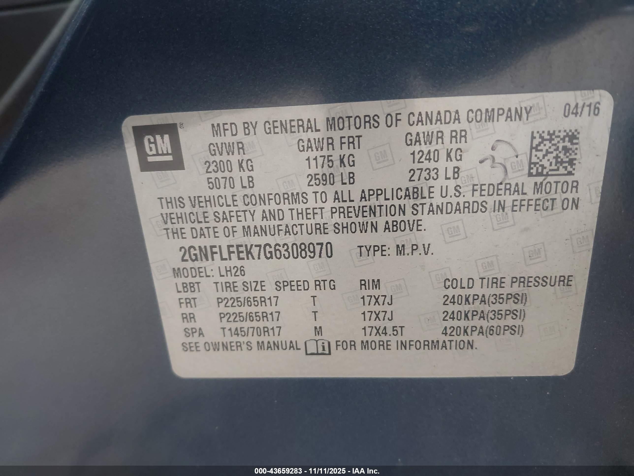 CHEVROLET EQUINOX image 9