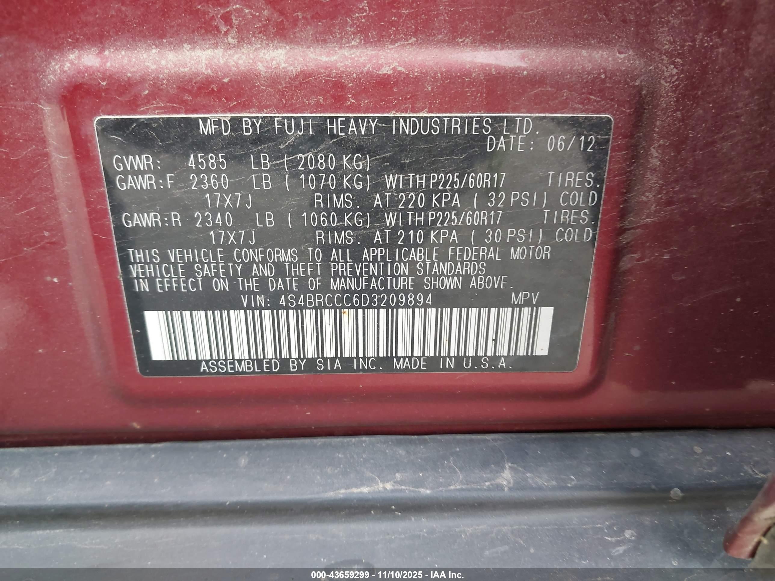 SUBARU OUTBACK image 9