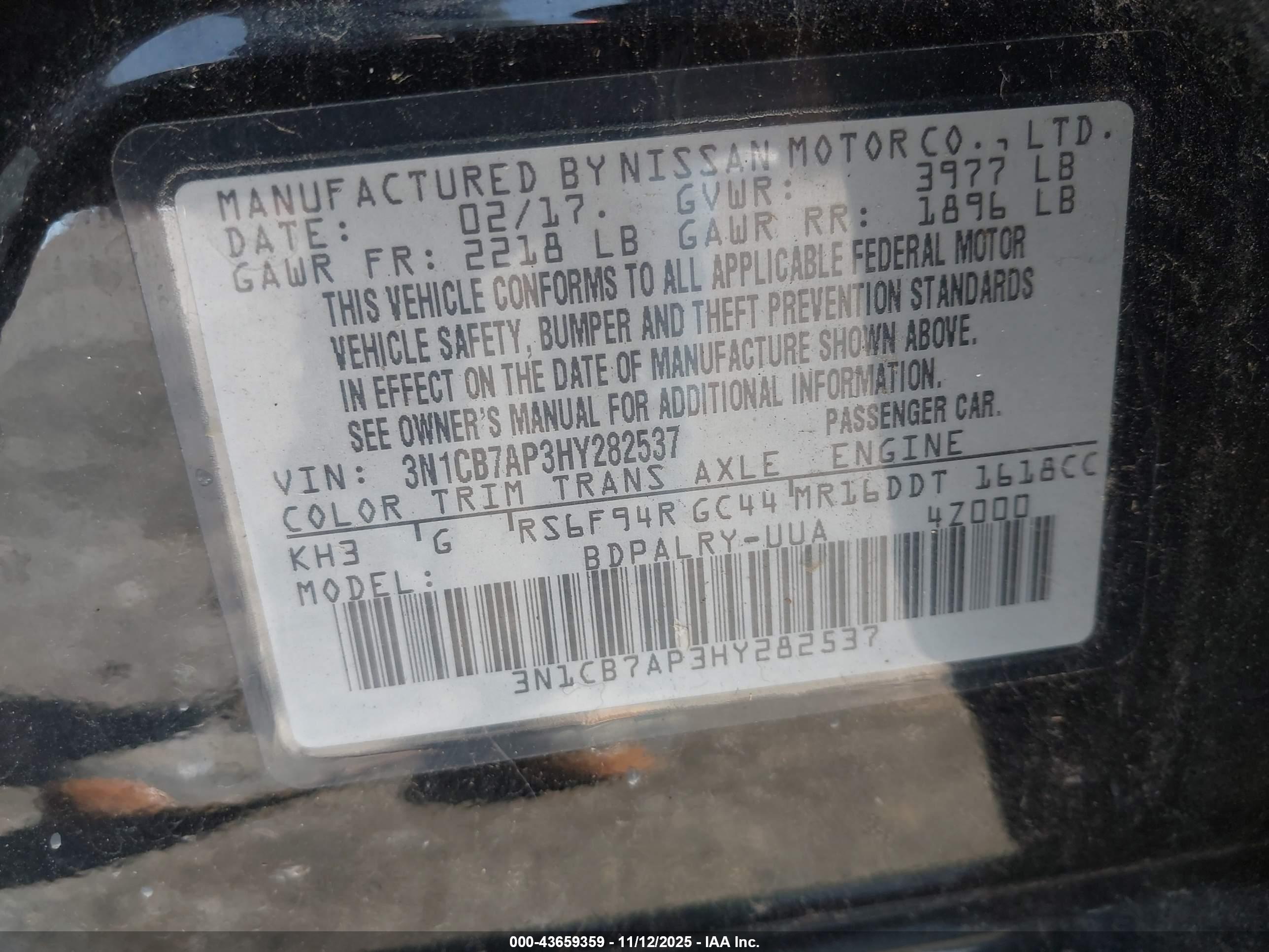 NISSAN SENTRA image 9