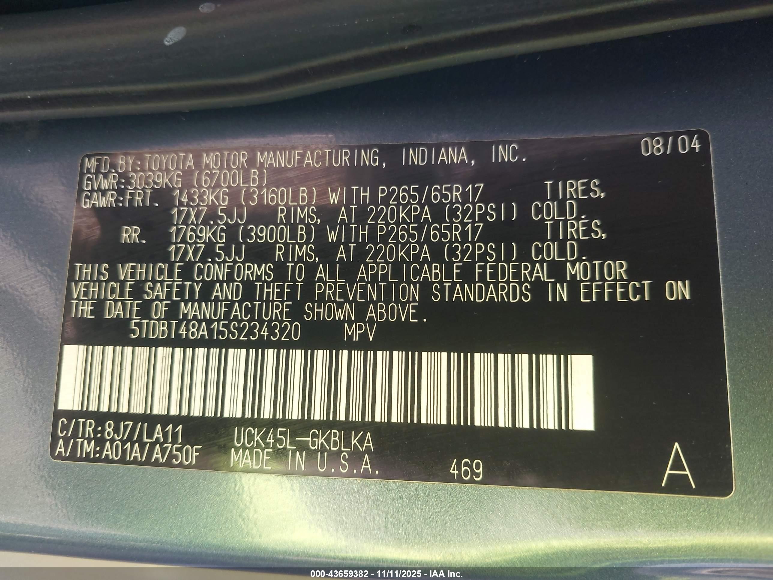 TOYOTA SEQUOIA image 9
