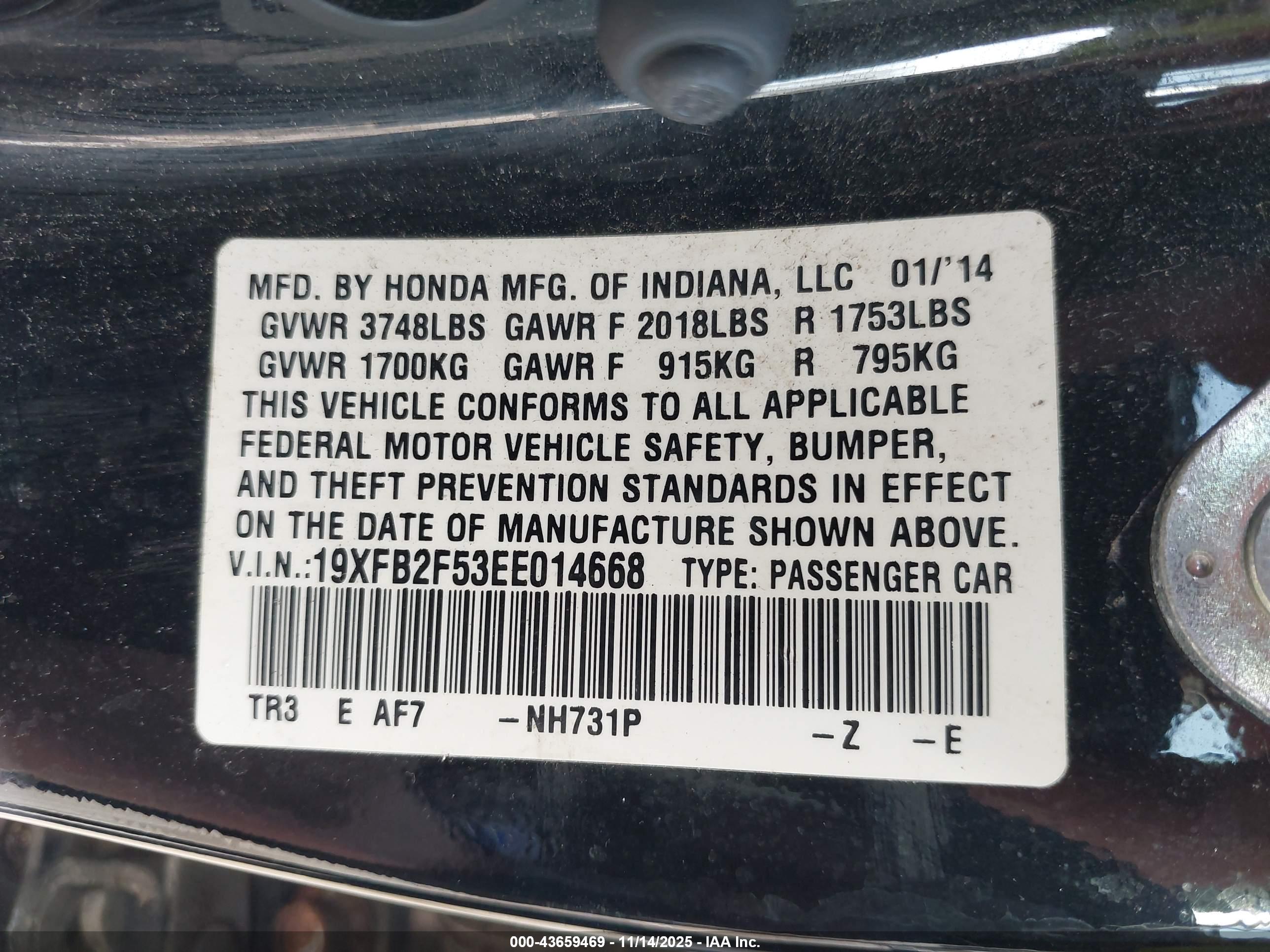 HONDA CIVIC image 9