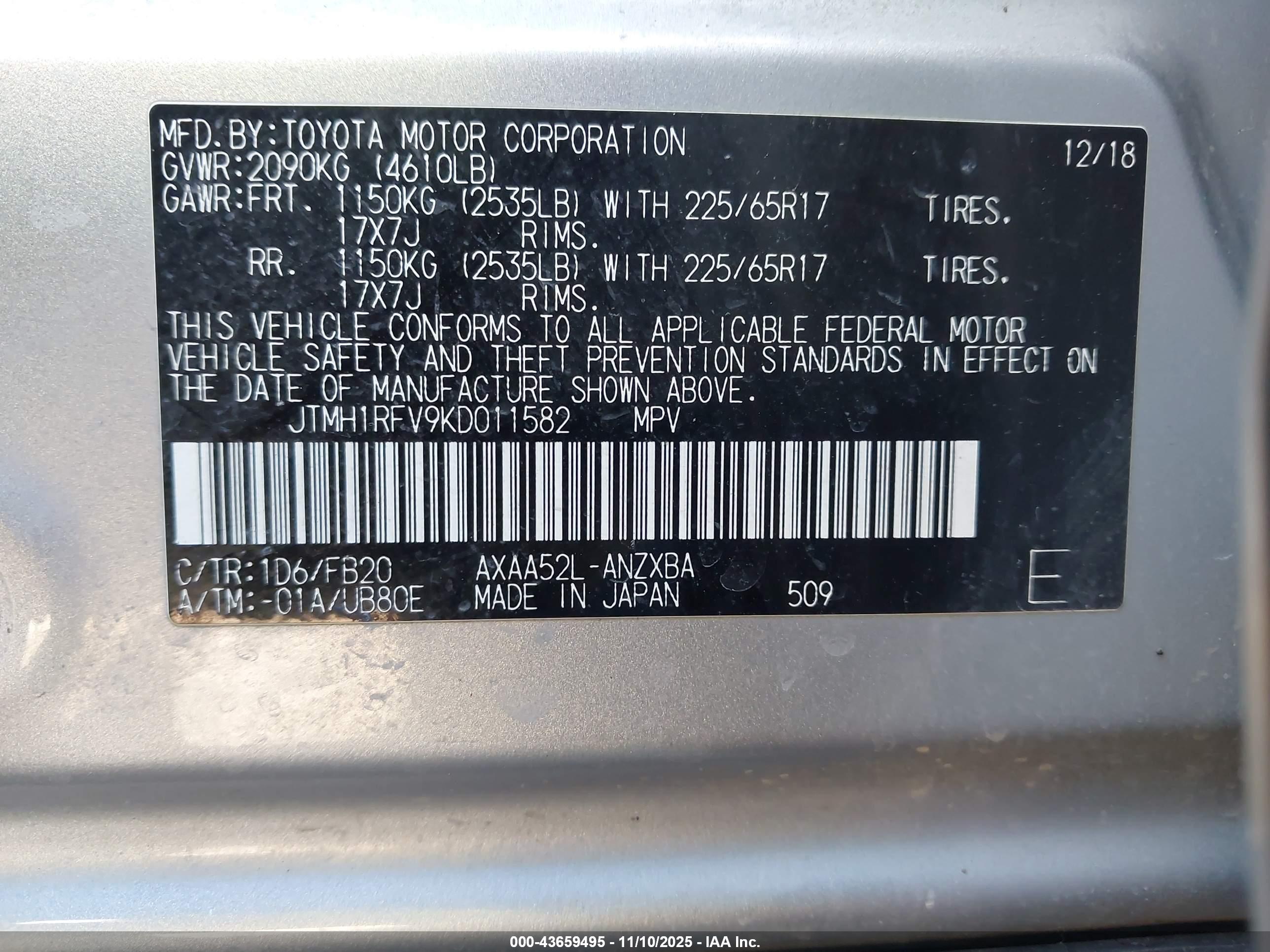 TOYOTA RAV4 image 9