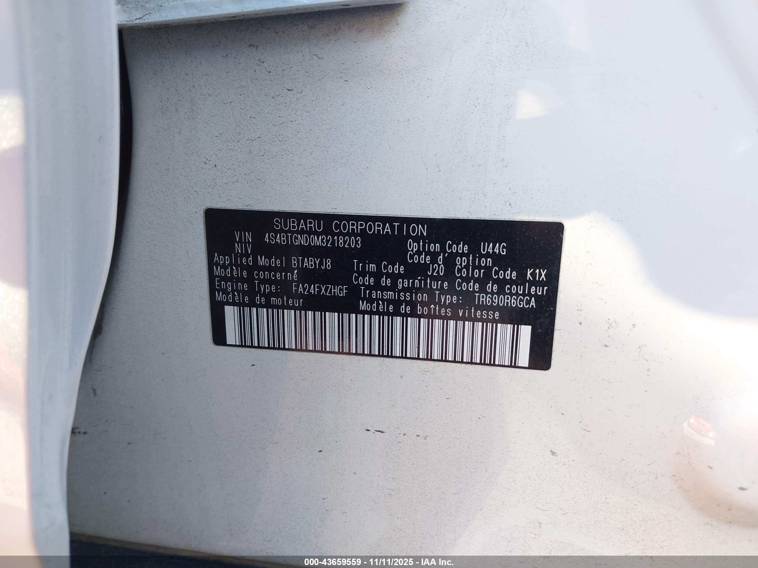 SUBARU OUTBACK image 9