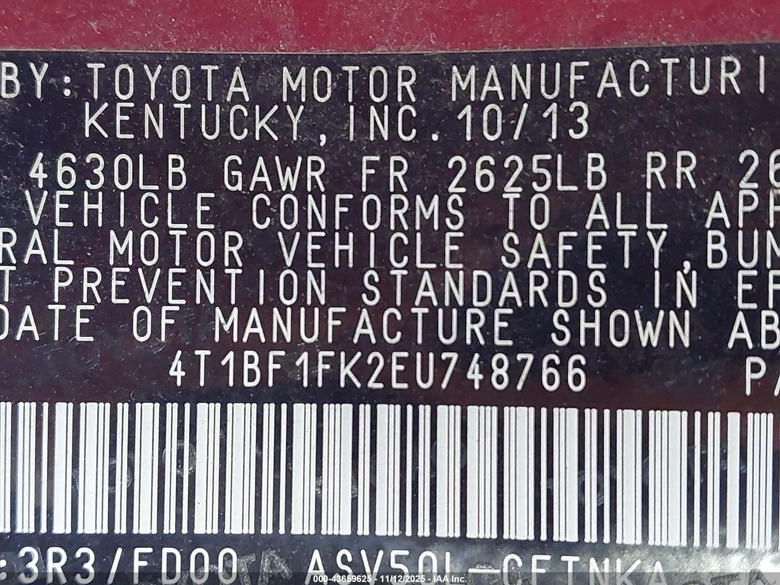 TOYOTA CAMRY image 9