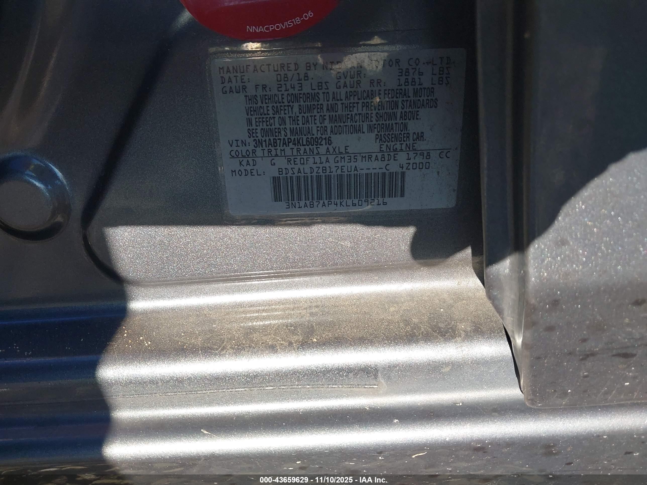 NISSAN SENTRA image 9