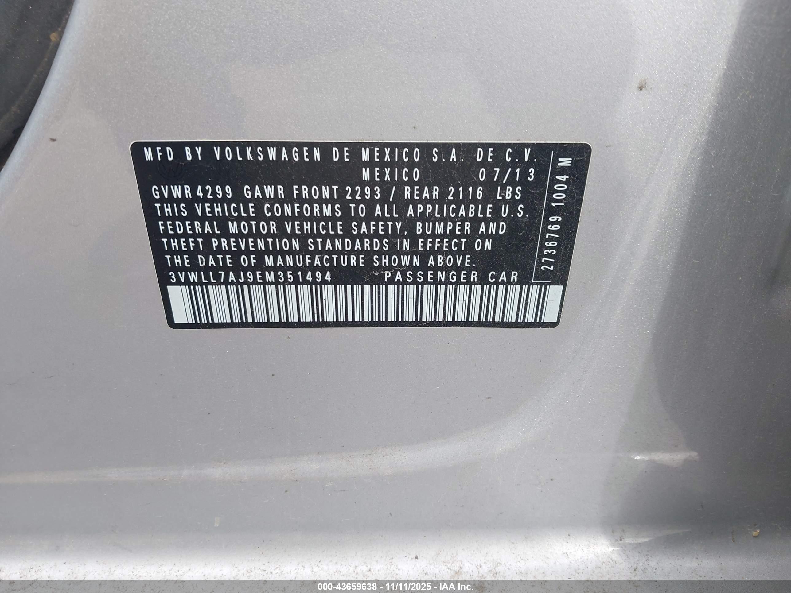 VOLKSWAGEN JETTA image 9