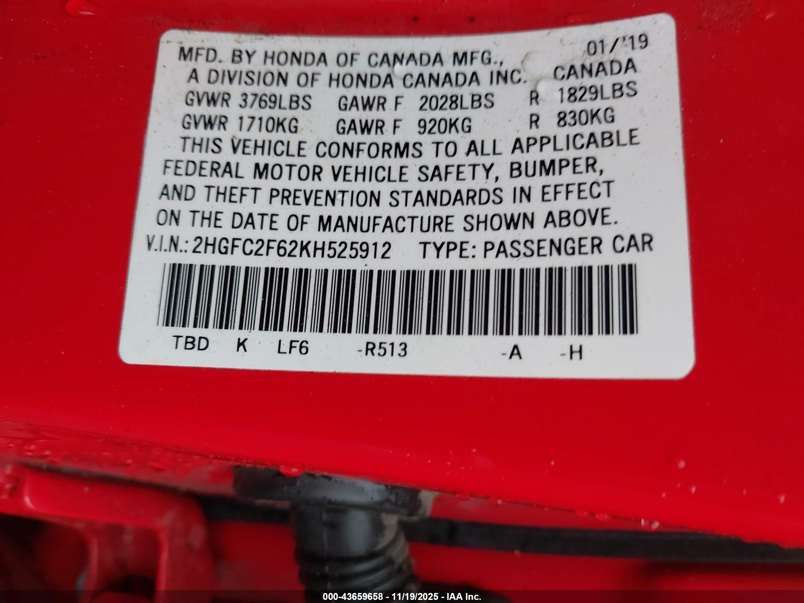 HONDA CIVIC image 9