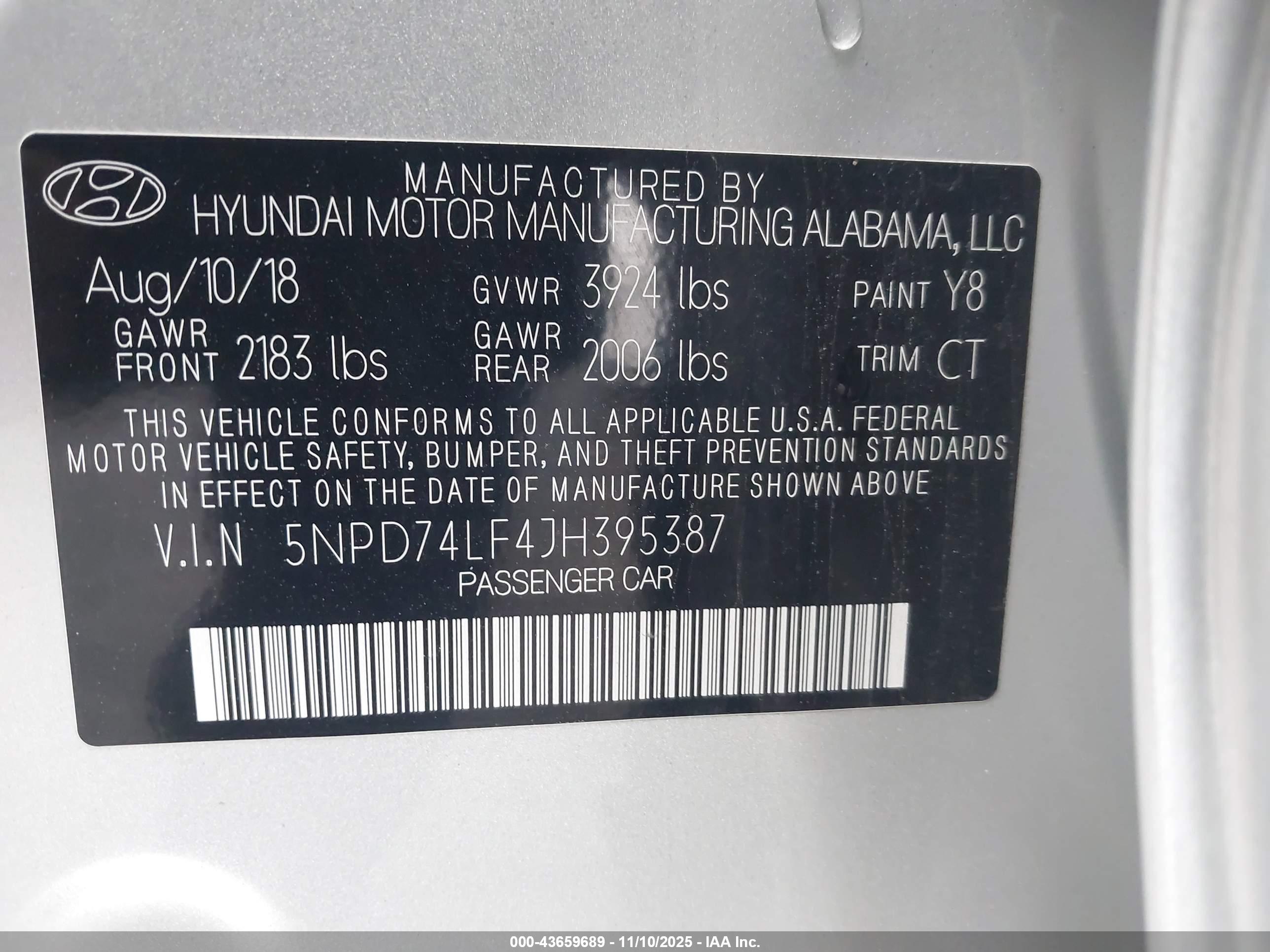 HYUNDAI ELANTRA image 9