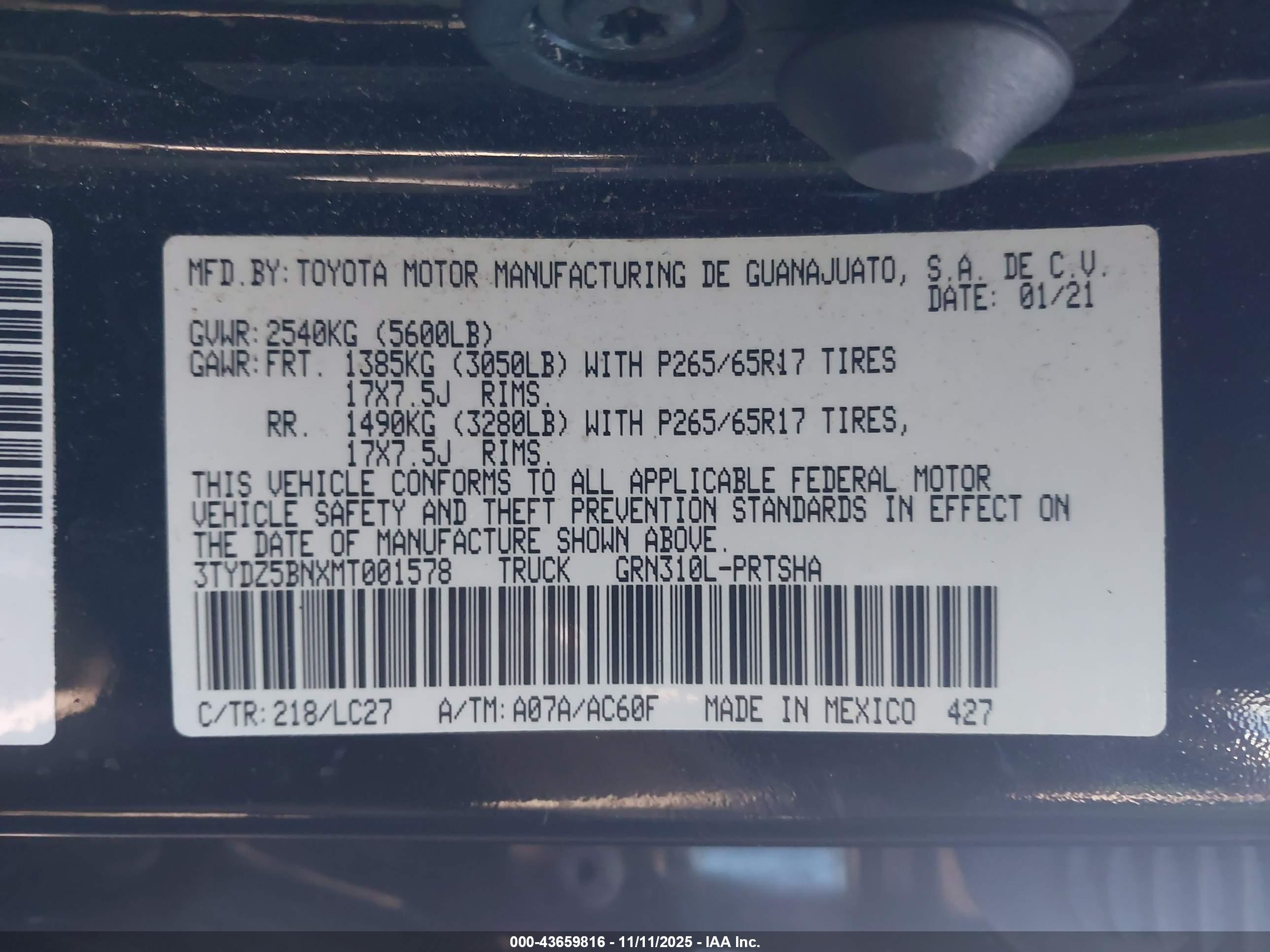 TOYOTA TACOMA image 9