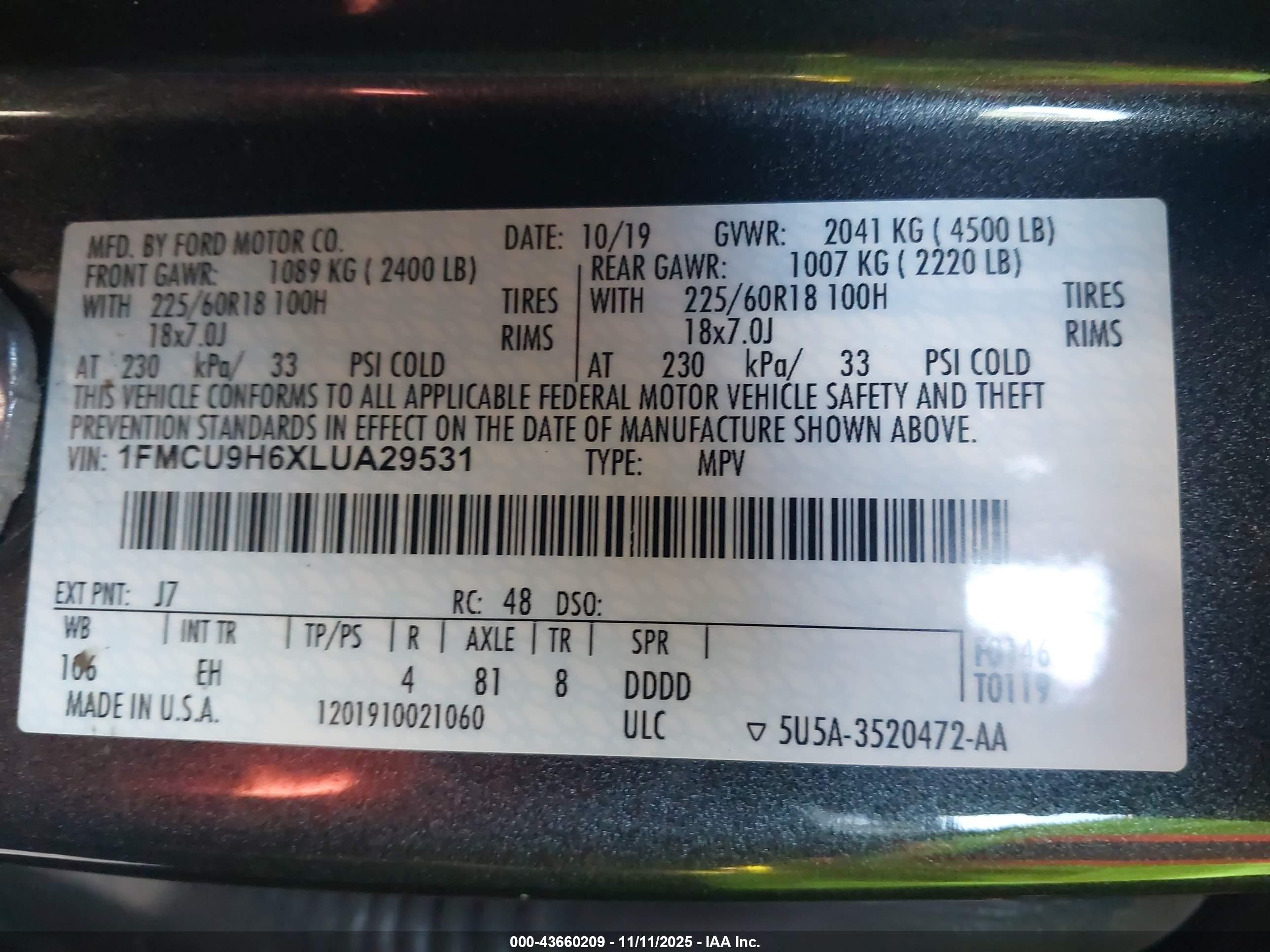 FORD ESCAPE image 9