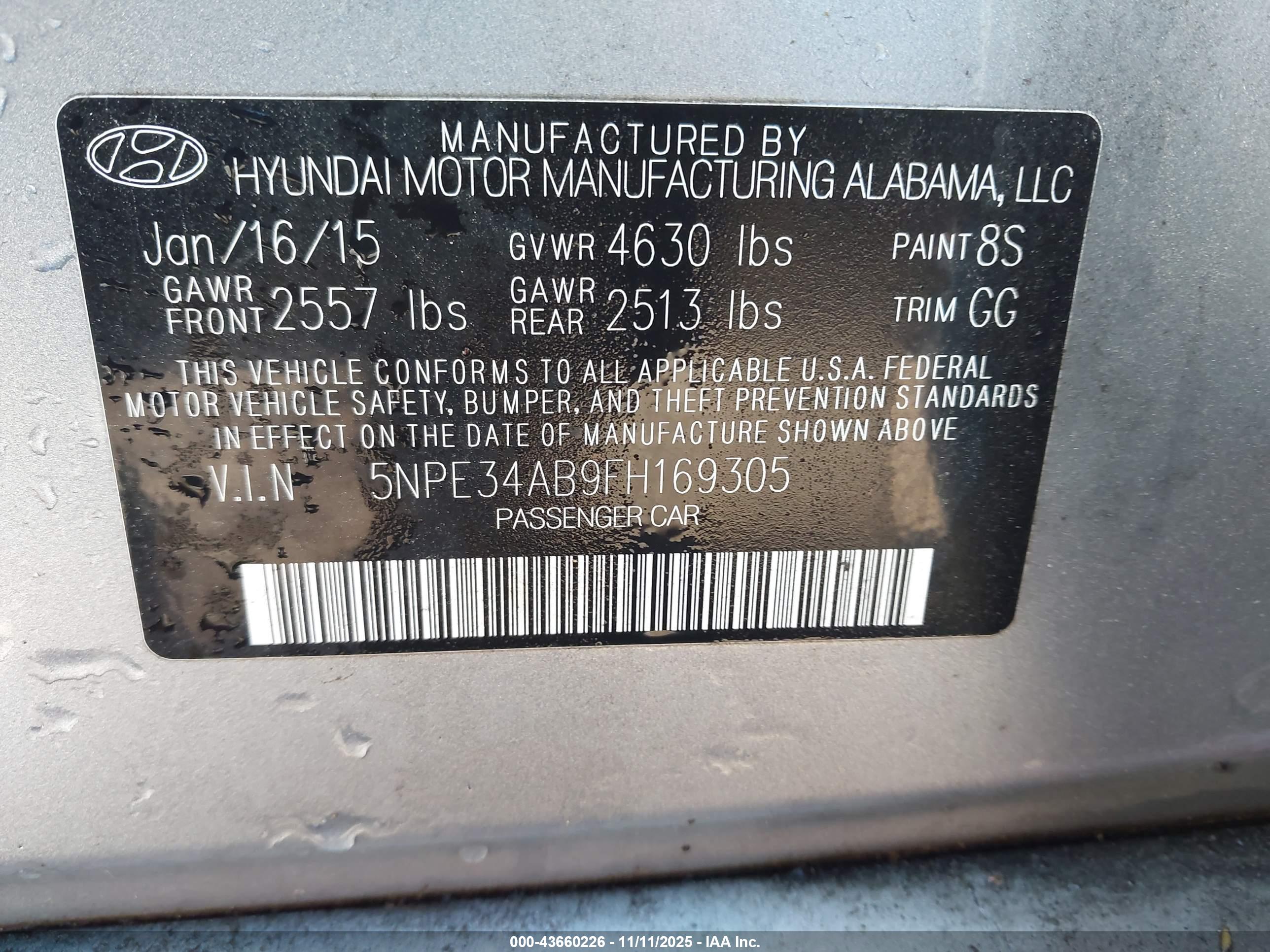 HYUNDAI SONATA image 9