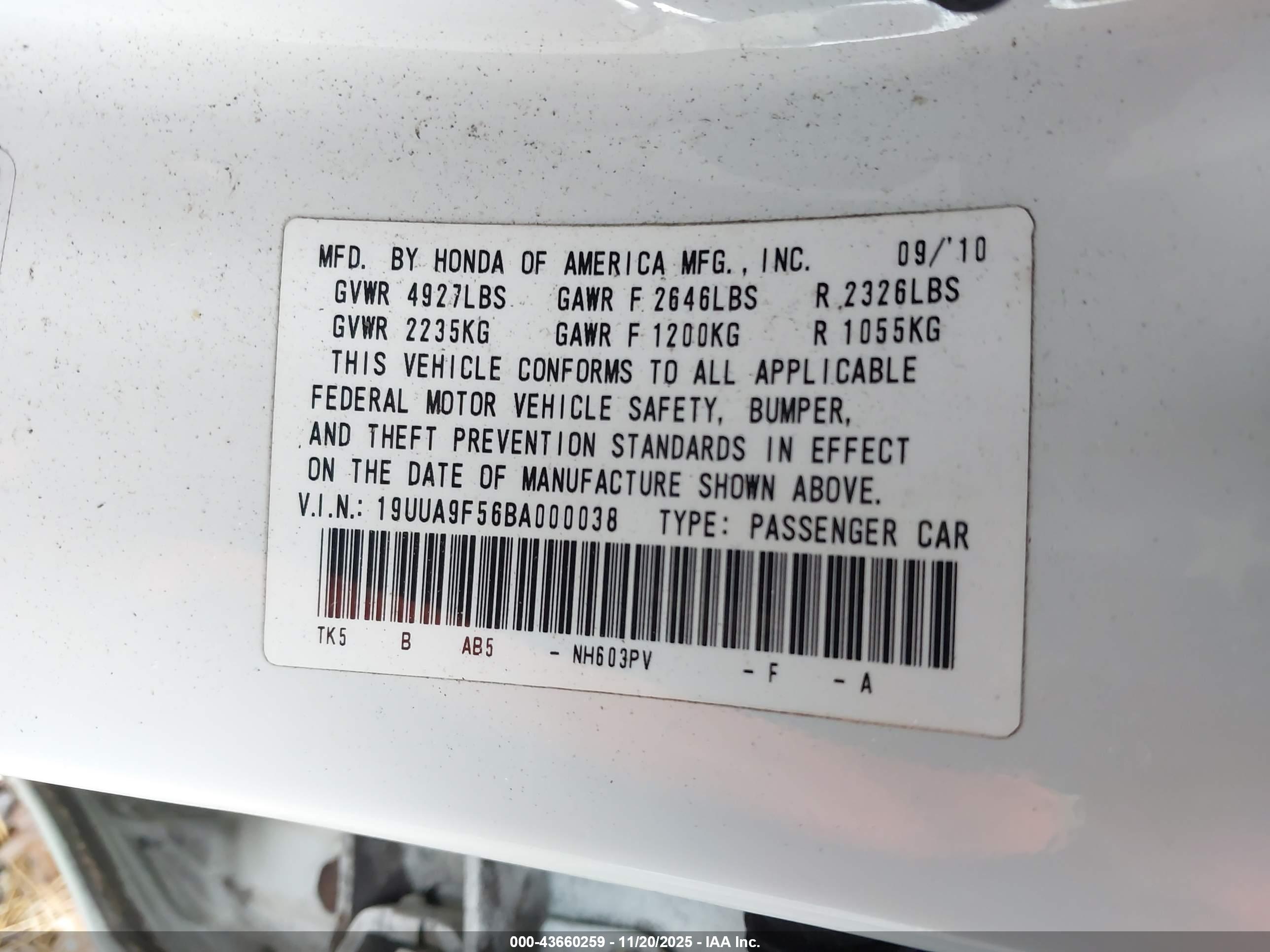 ACURA TL image 9