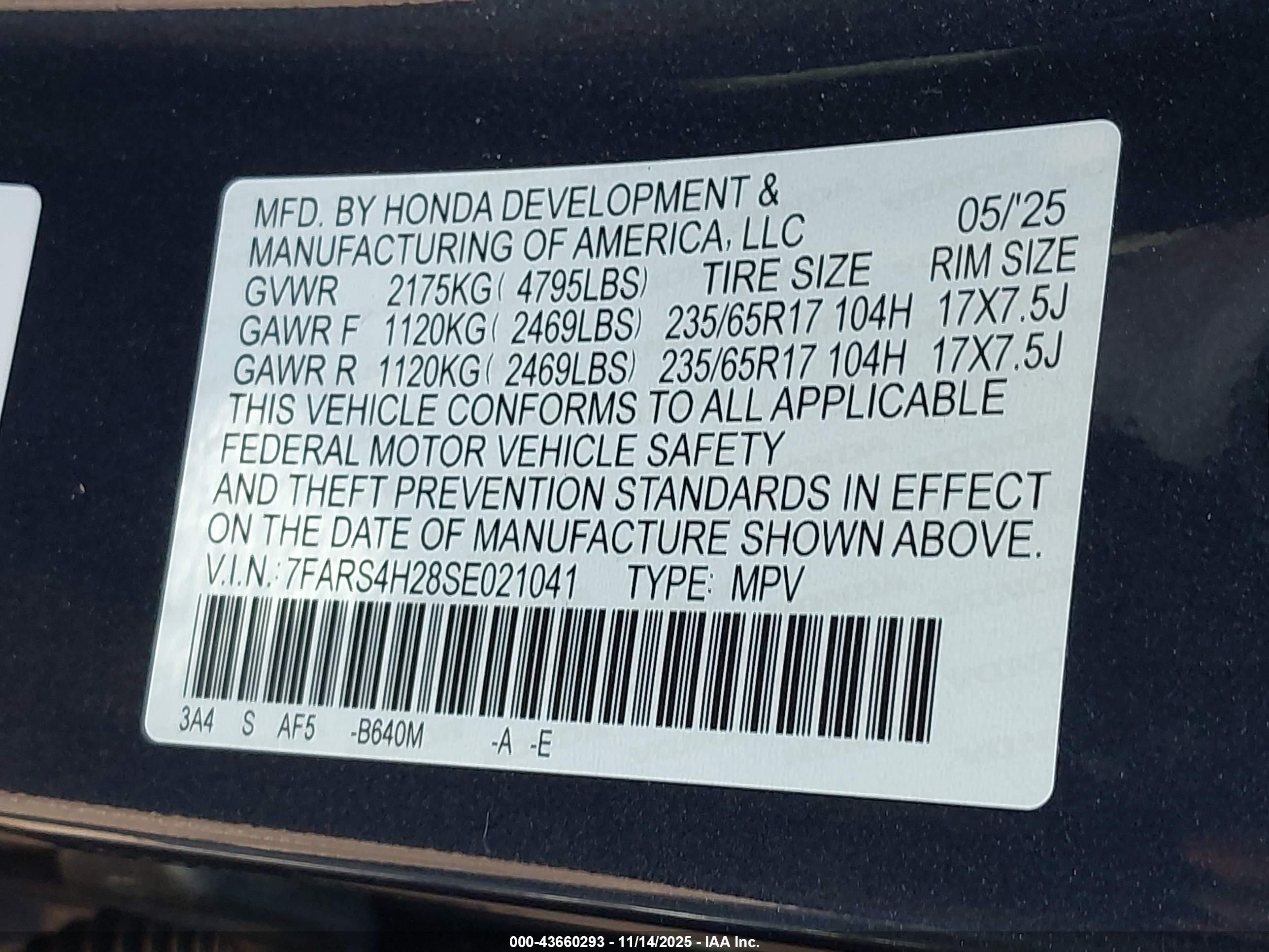HONDA CR-V image 9