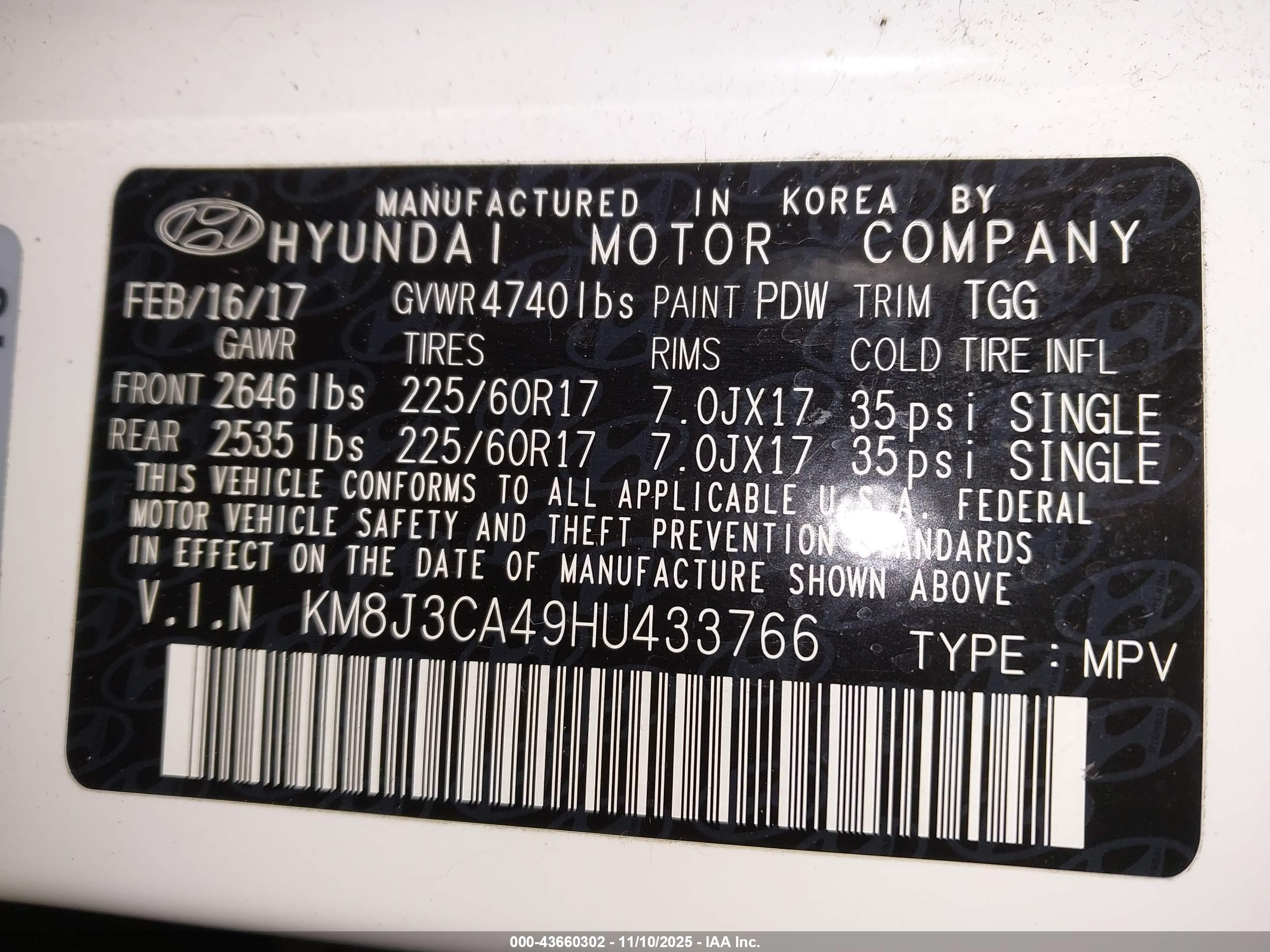 HYUNDAI TUCSON image 9