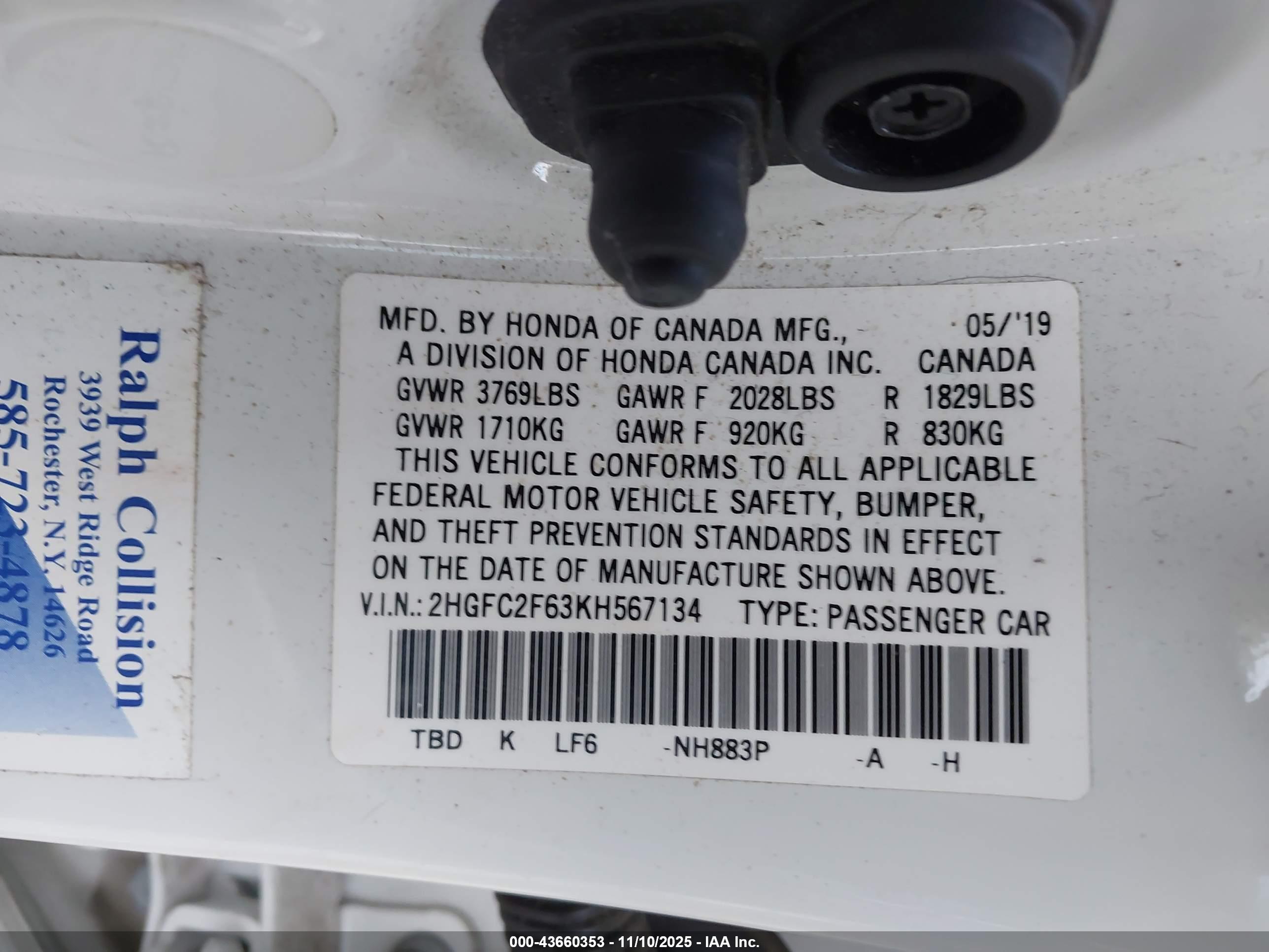 HONDA CIVIC image 9