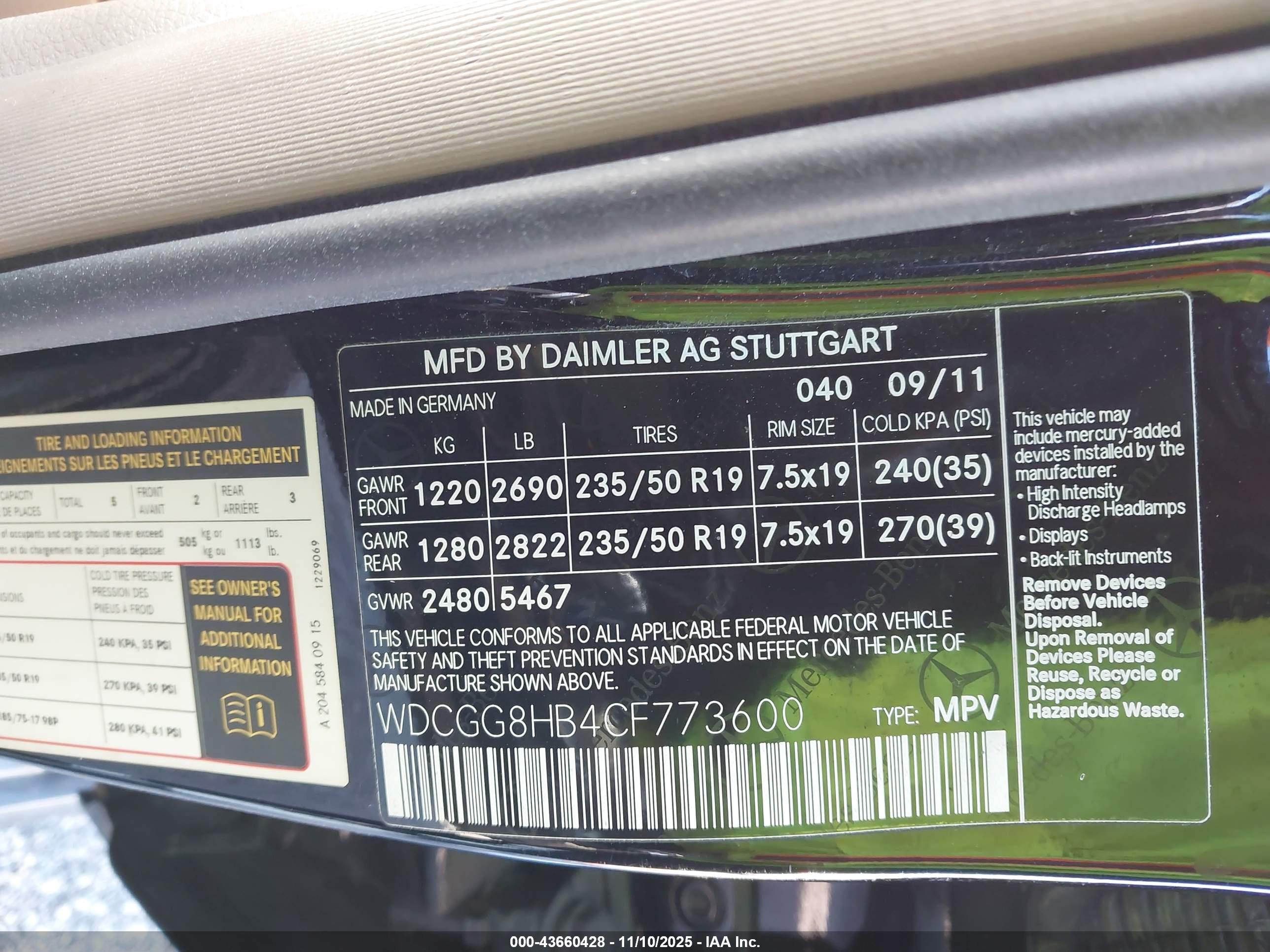 MERCEDES-BENZ GLK image 9