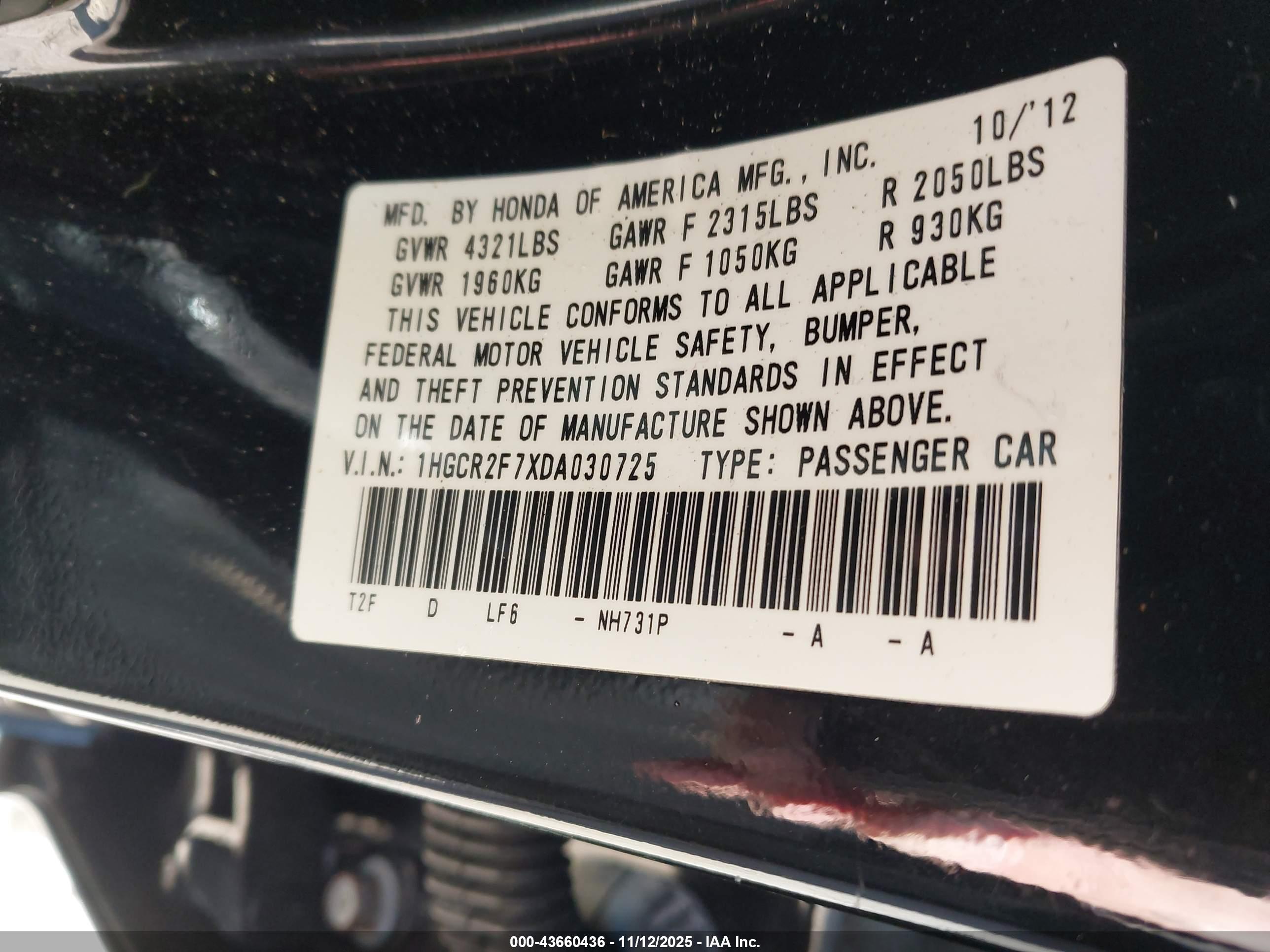 HONDA ACCORD image 9