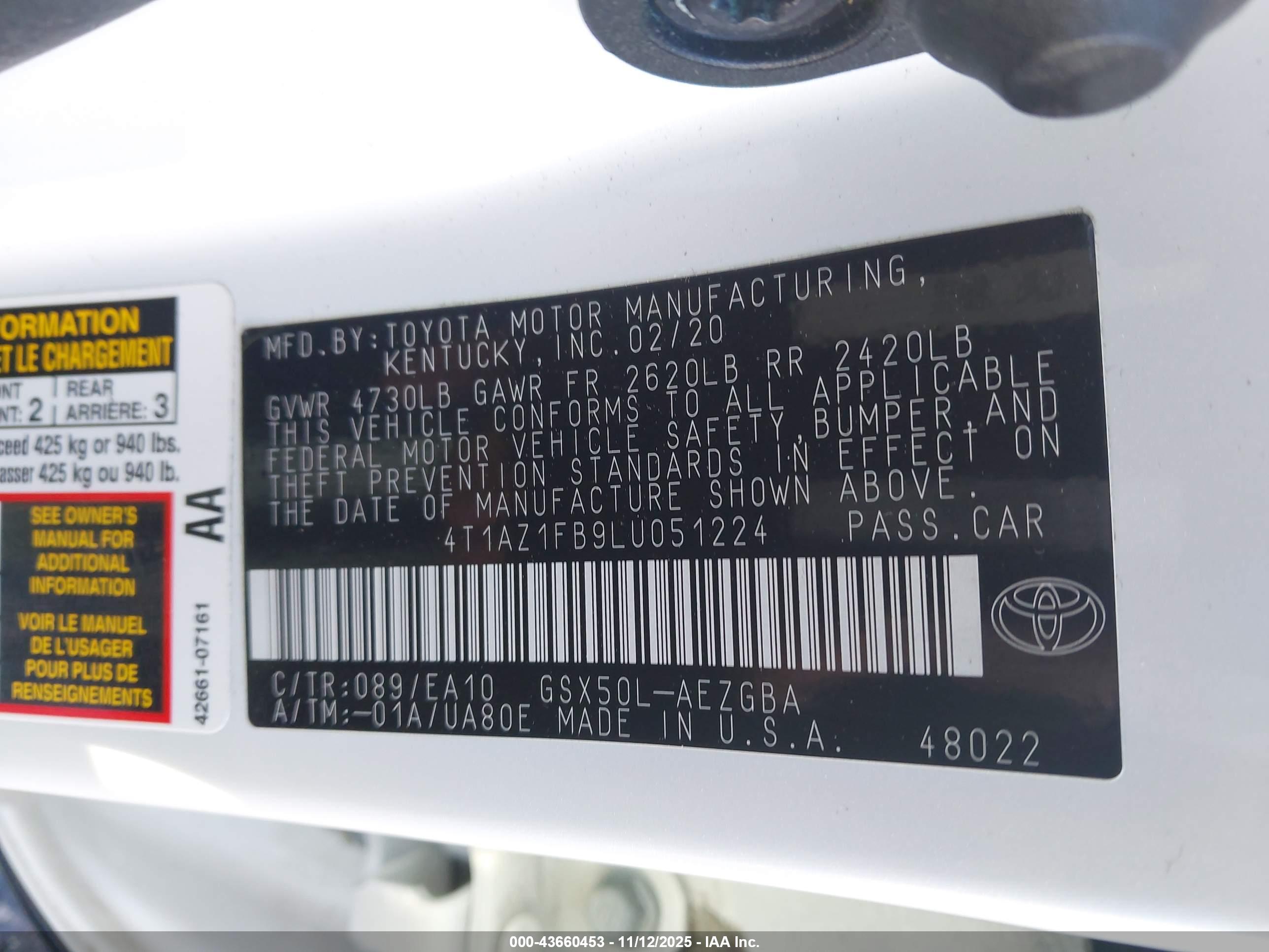 TOYOTA AVALON image 9
