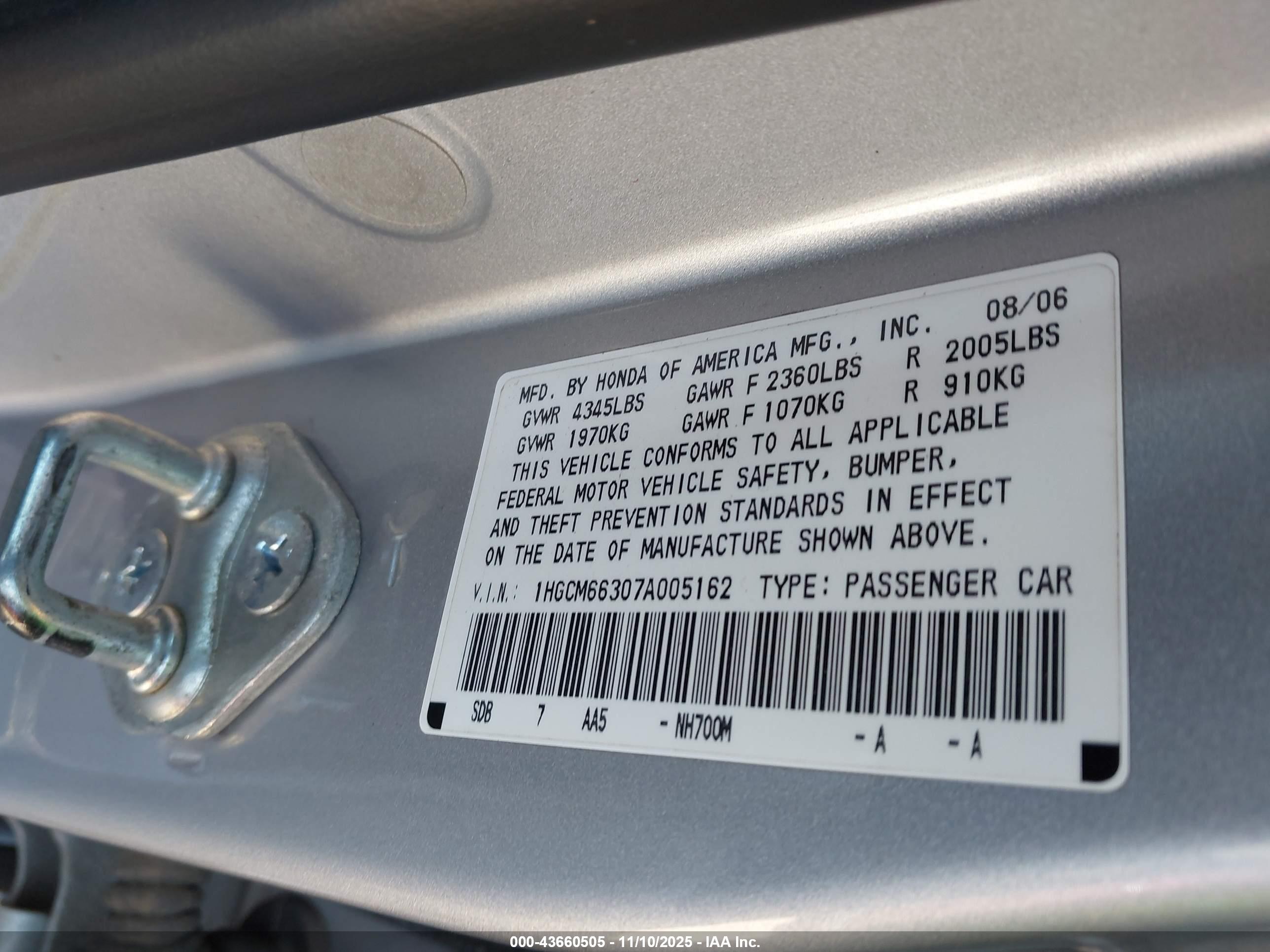 HONDA ACCORD image 9