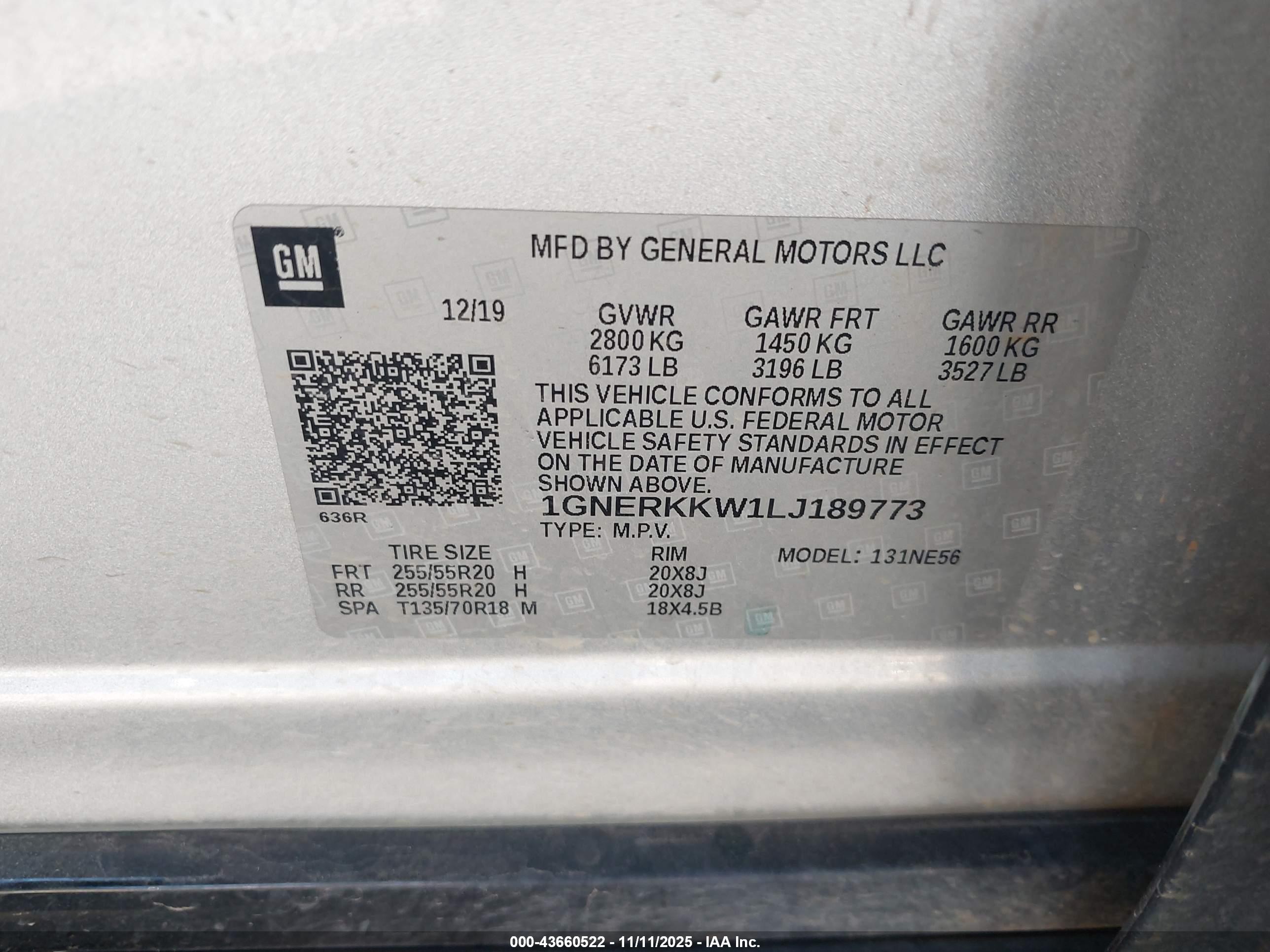 CHEVROLET TRAVERSE image 9