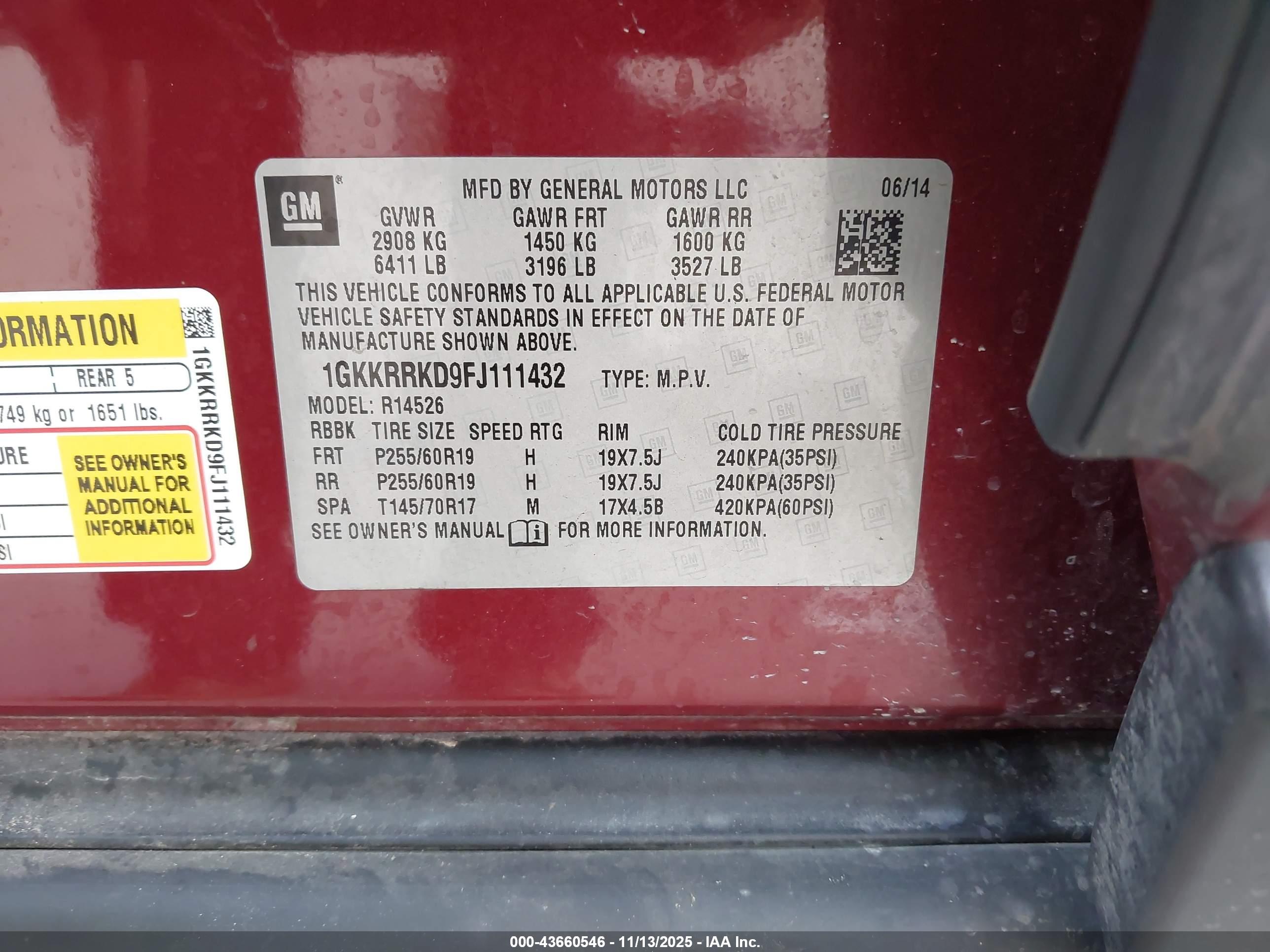 GMC ACADIA image 9