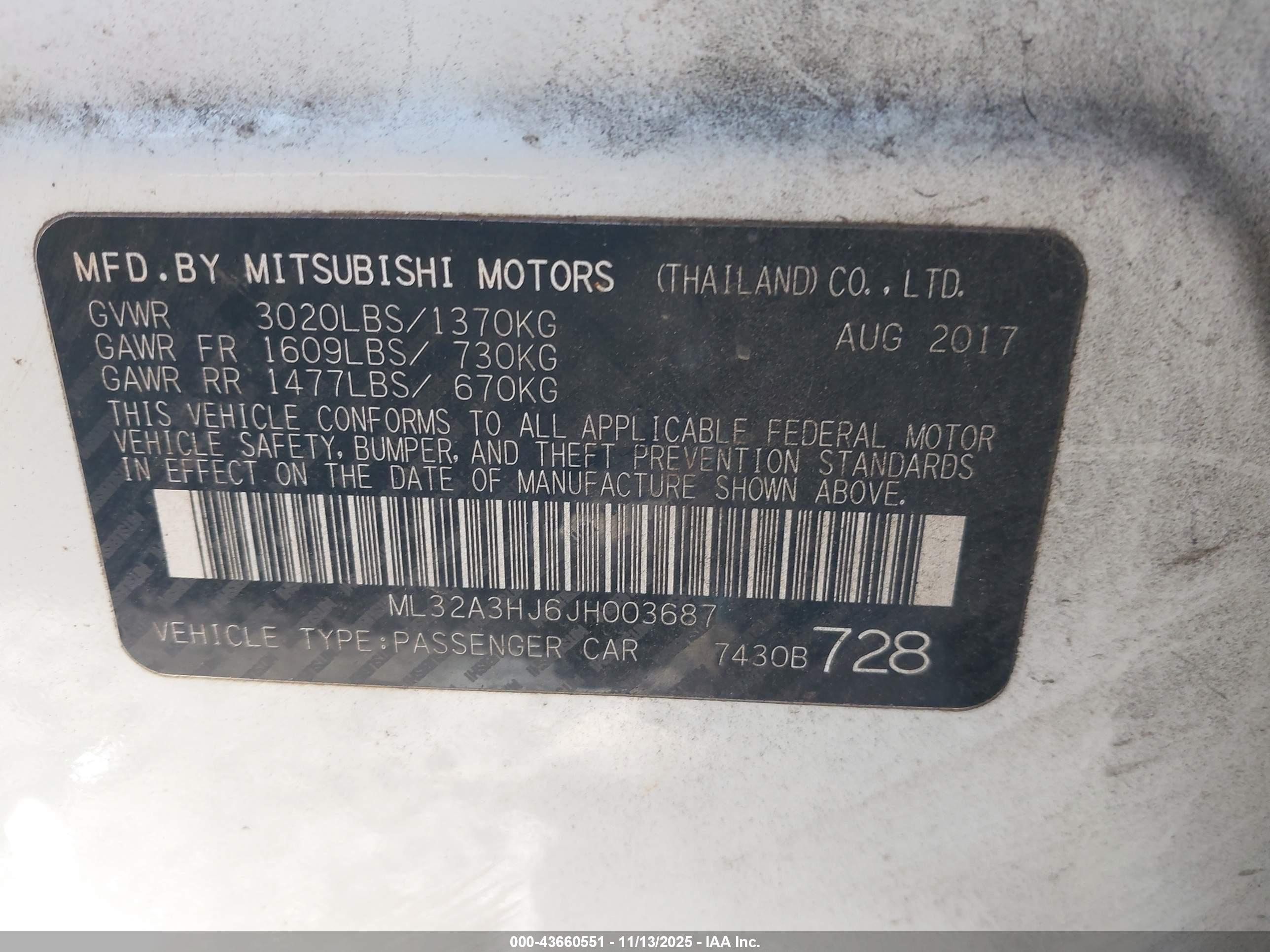 MITSUBISHI MIRAGE image 9