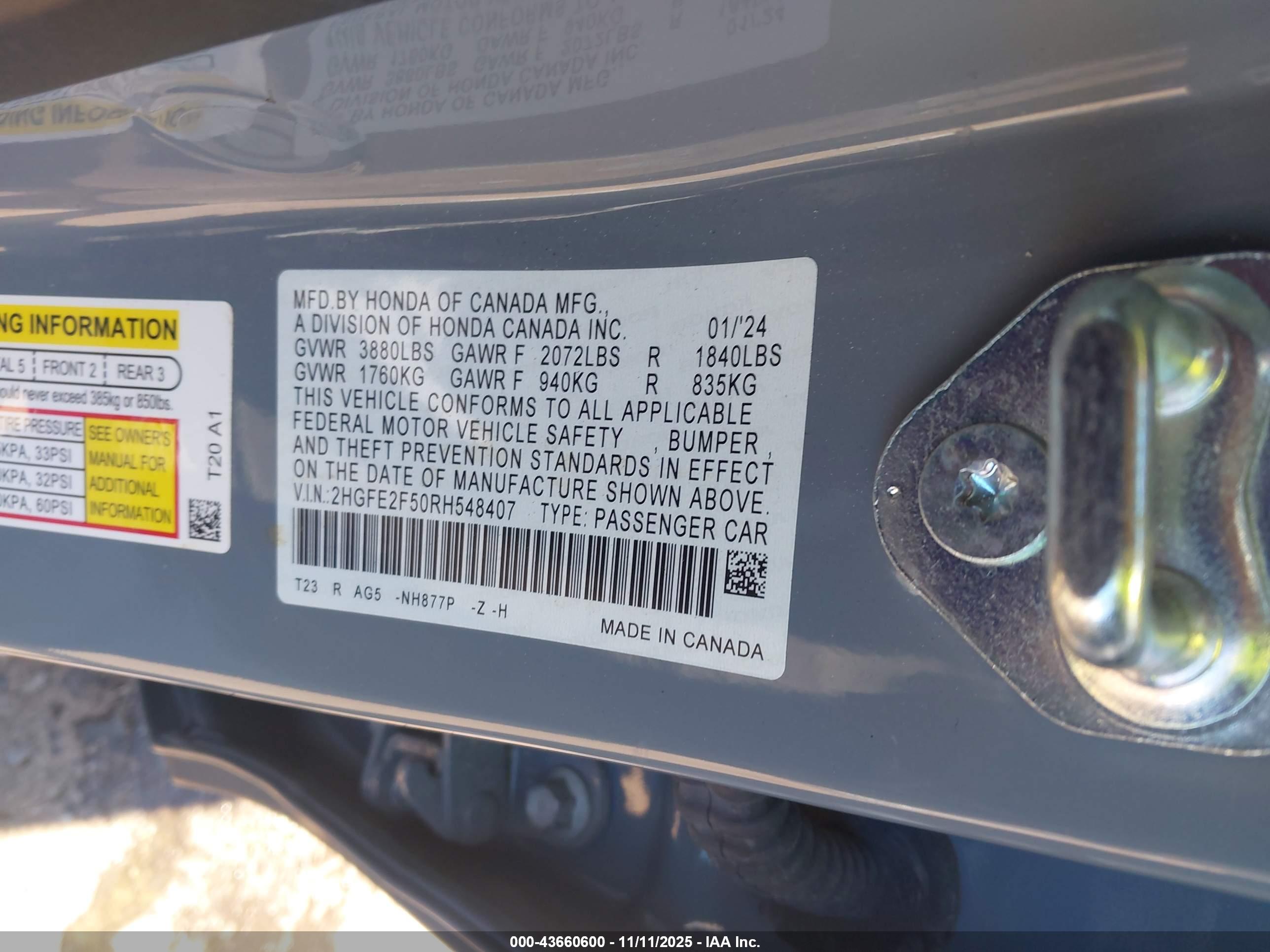 HONDA CIVIC image 9