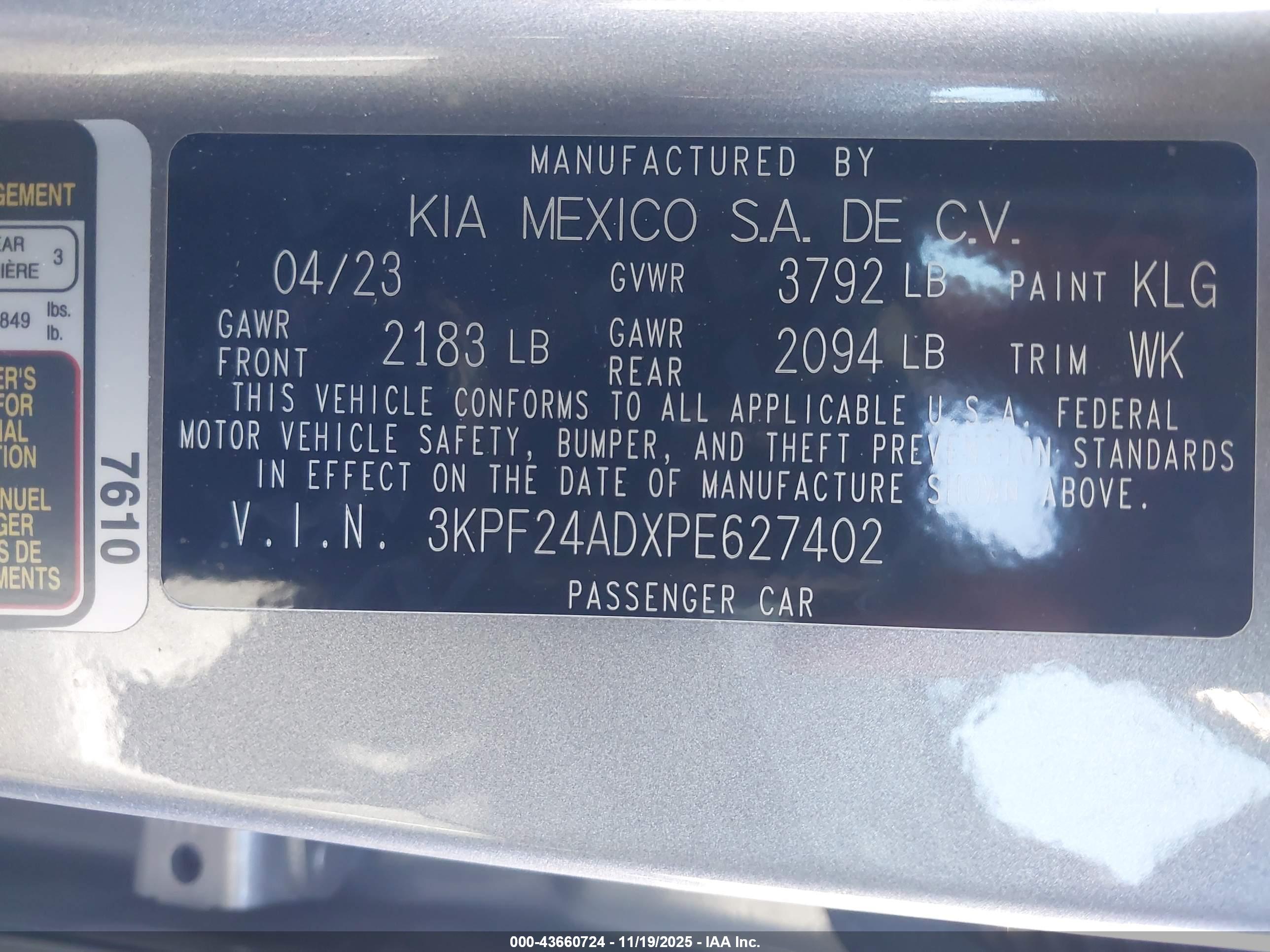 KIA FORTE image 9