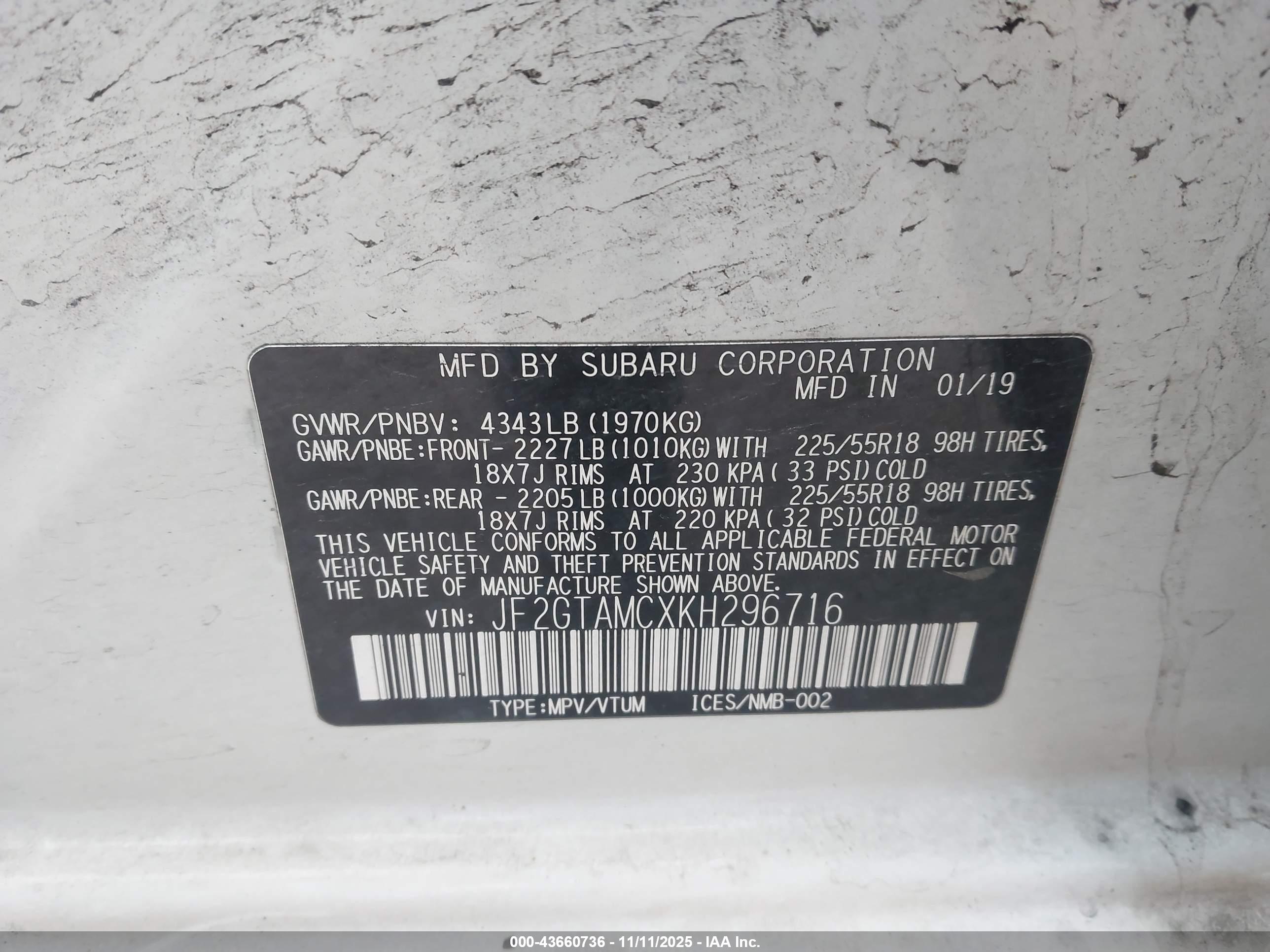 SUBARU CROSSTREK image 9