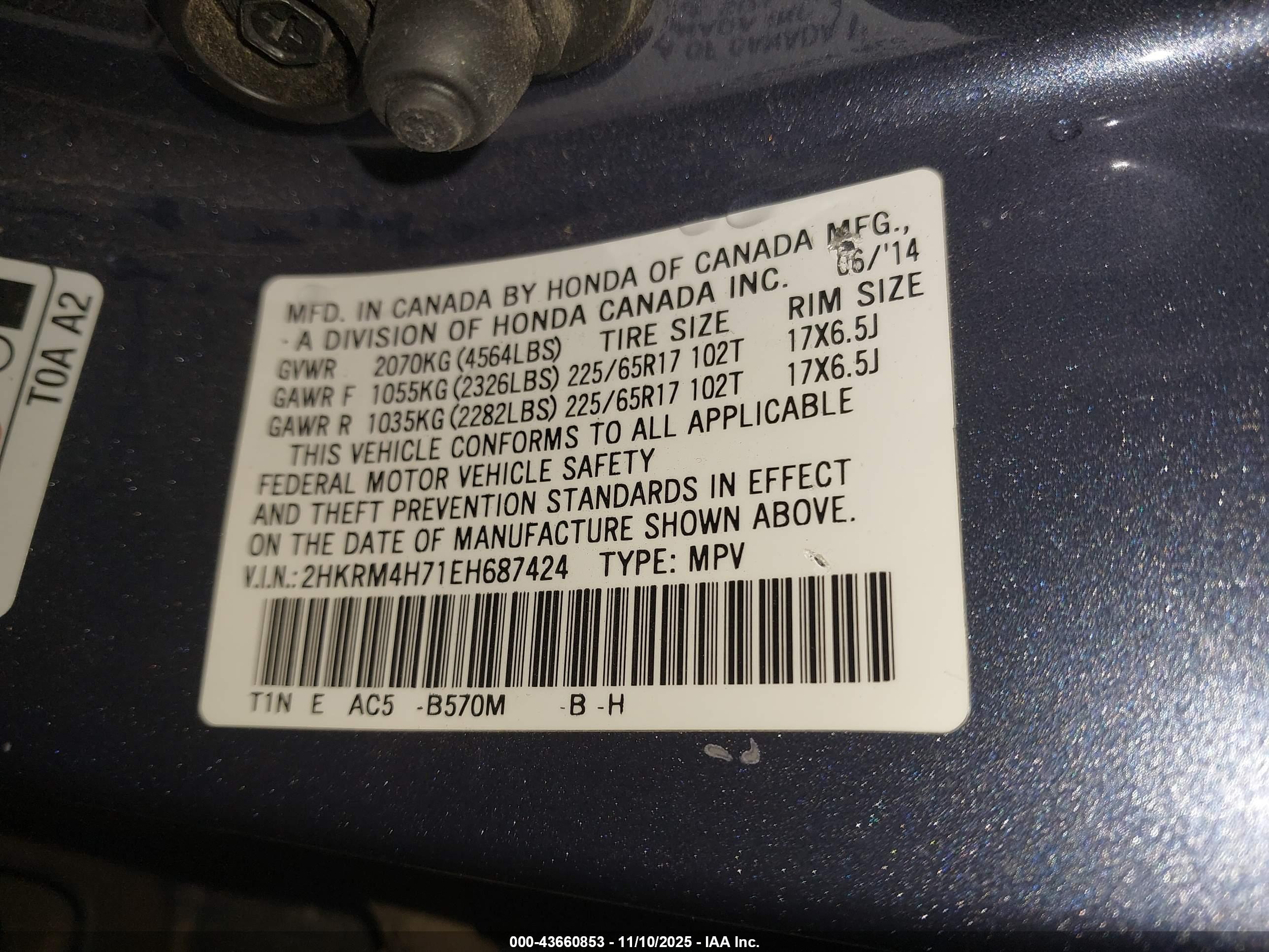 HONDA CR-V image 9