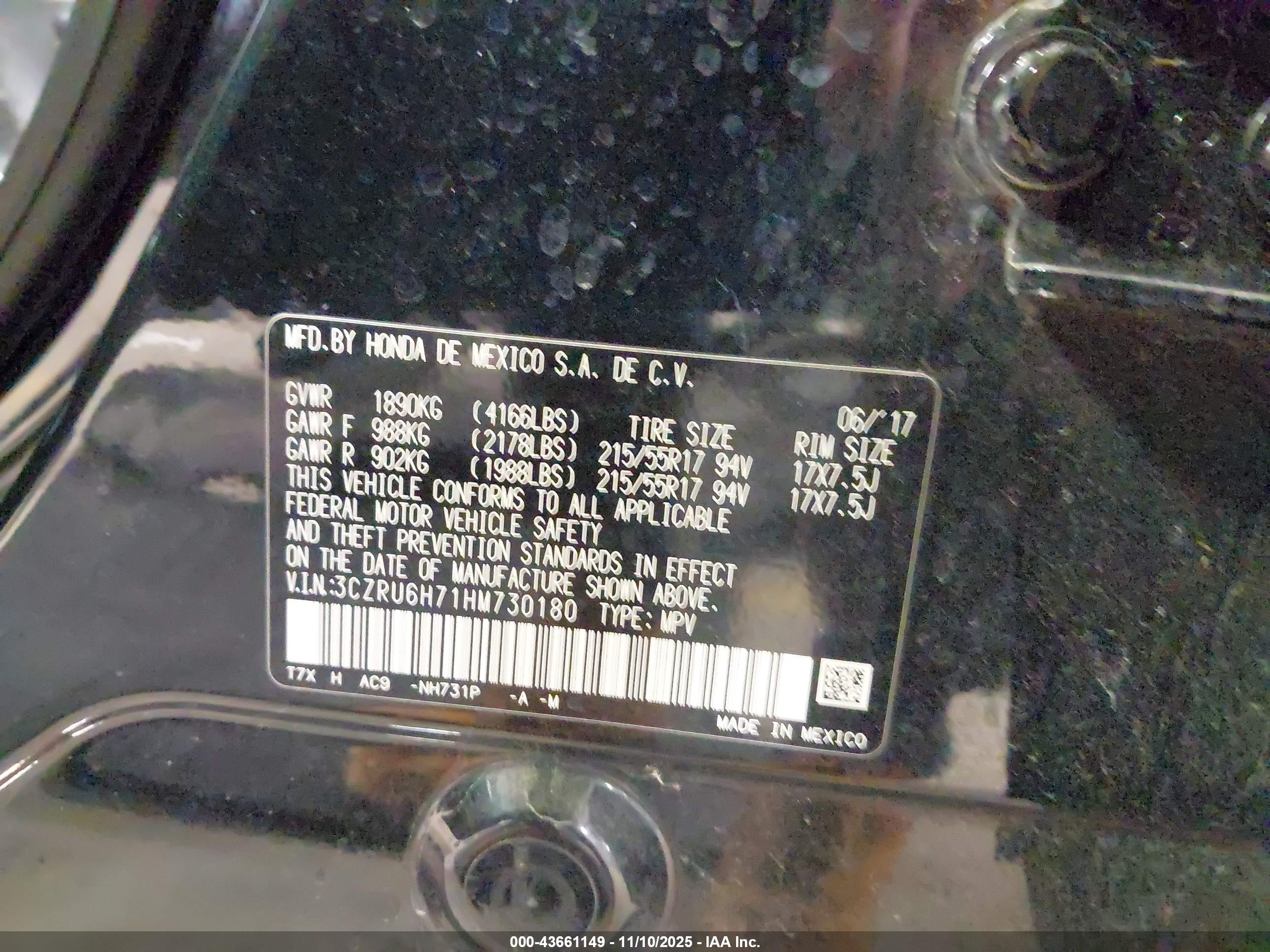 HONDA HR-V image 9