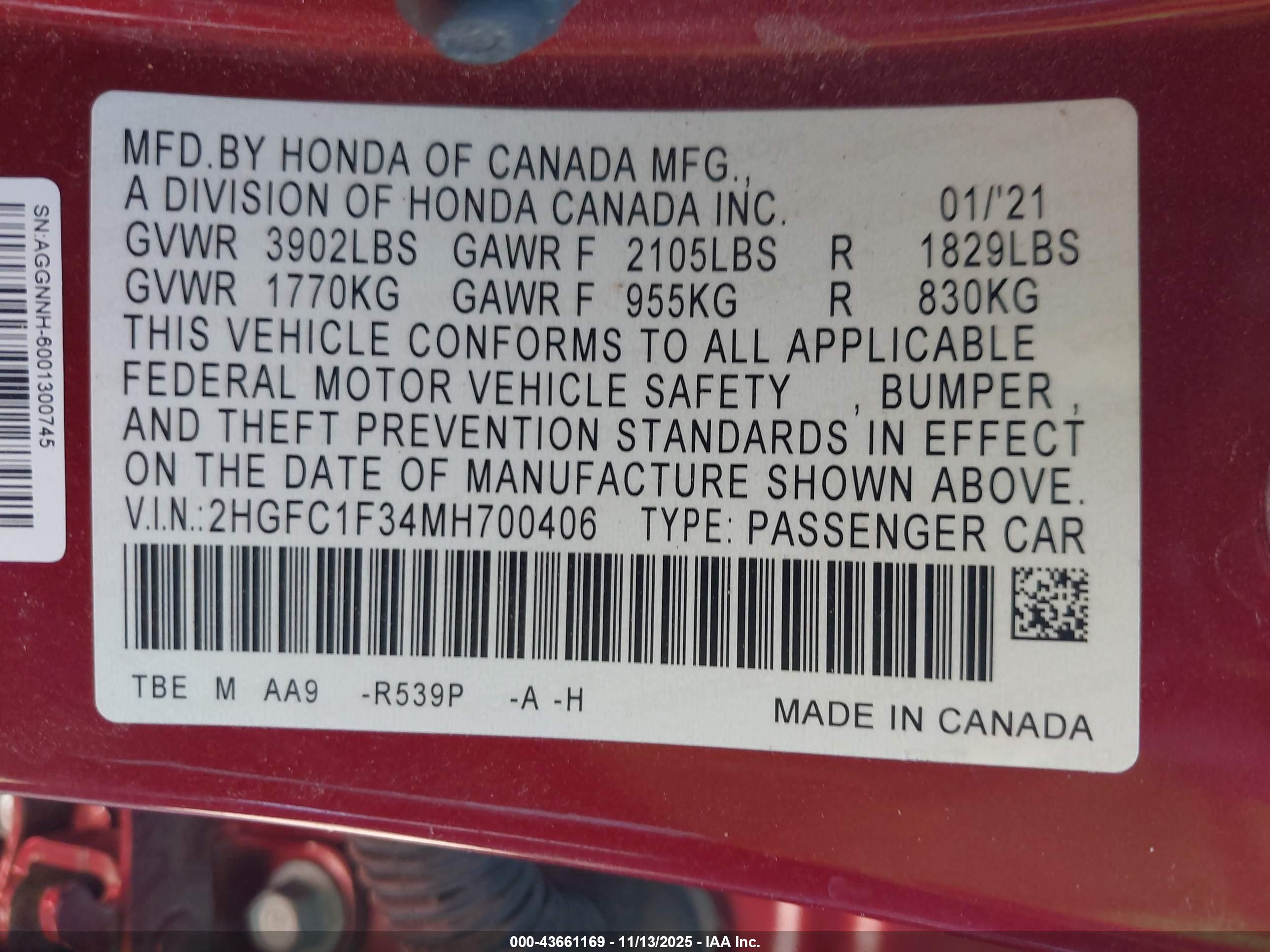 HONDA CIVIC image 9