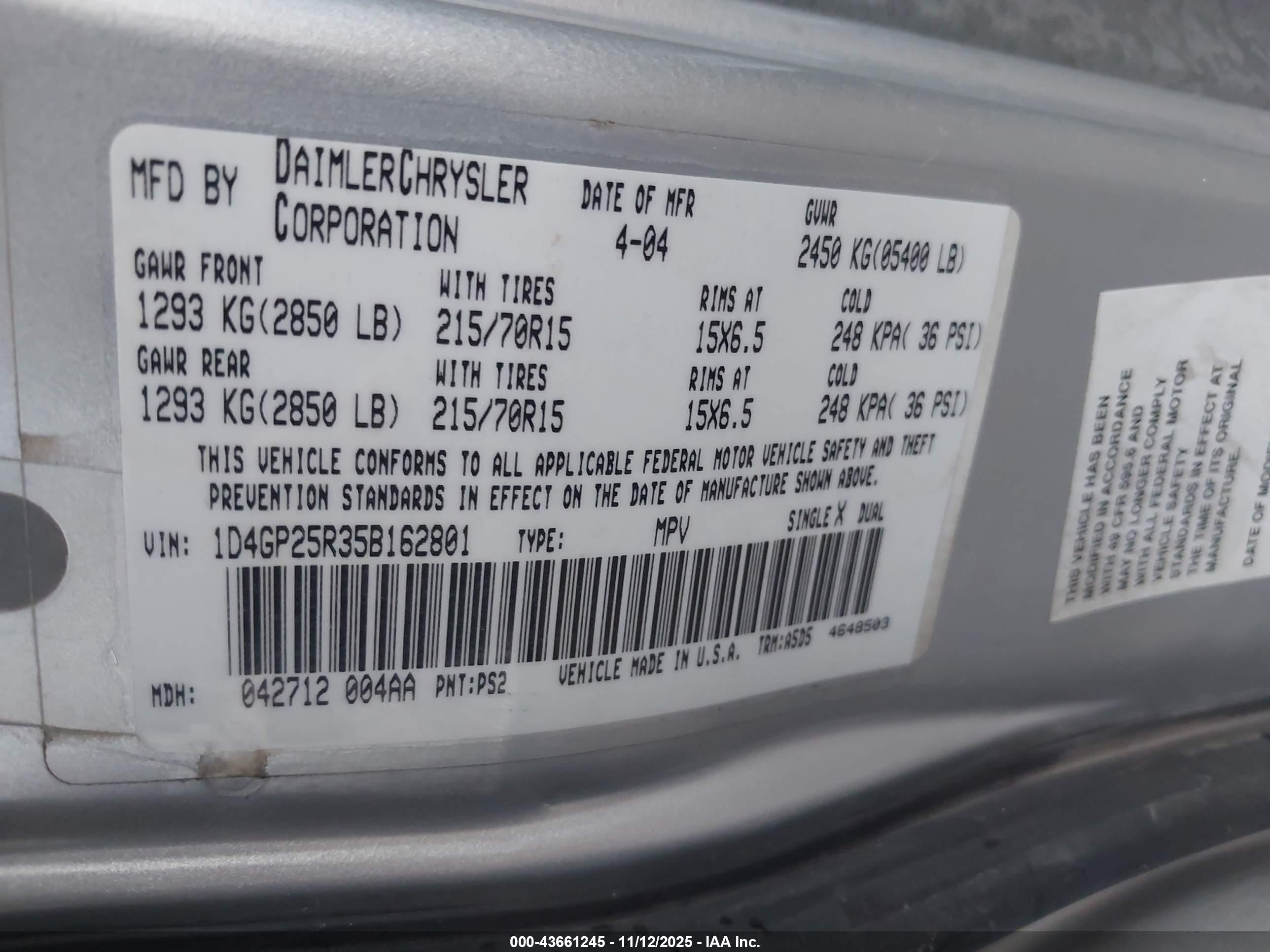 DODGE CARAVAN image 9