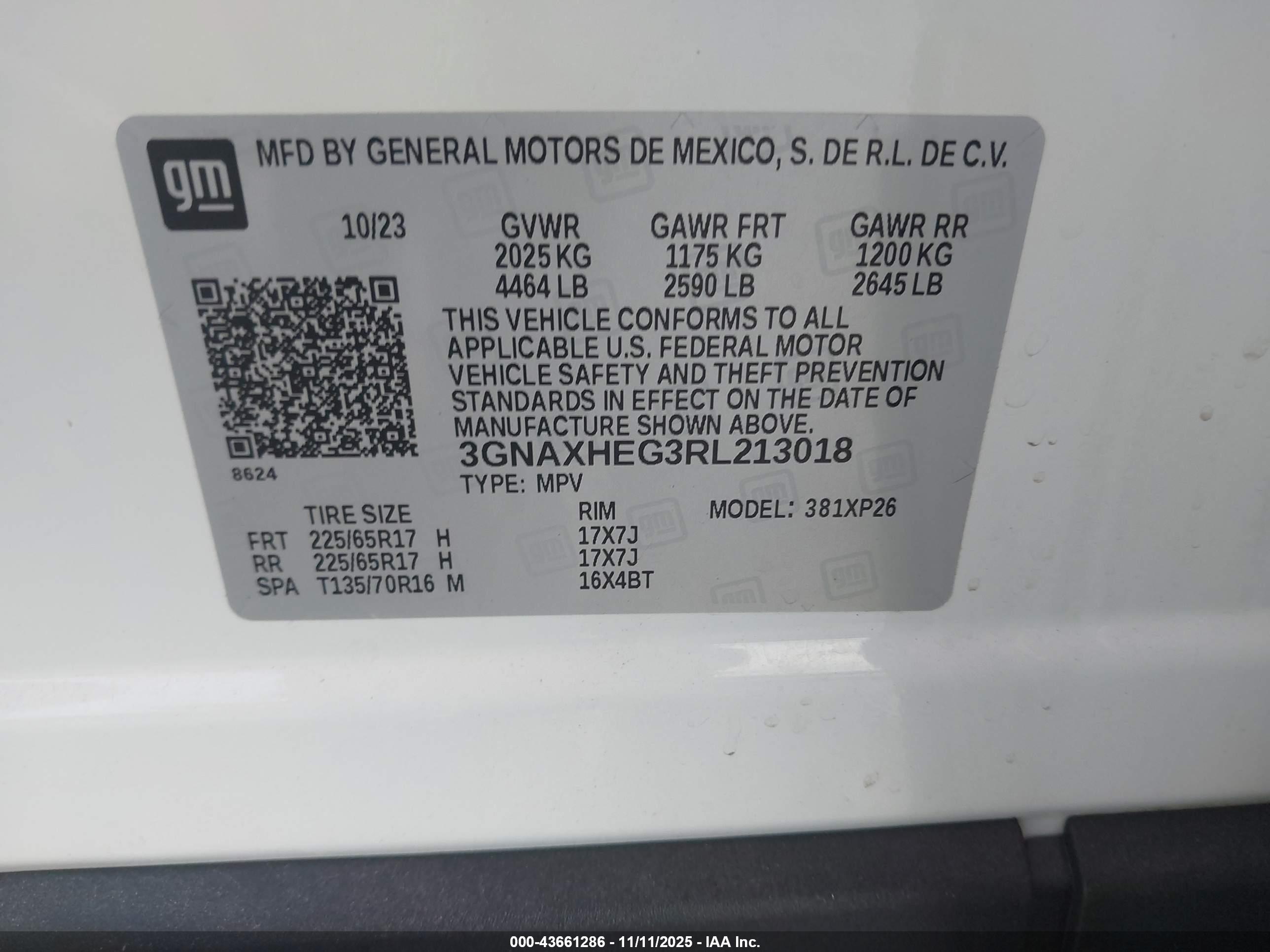 CHEVROLET EQUINOX image 9