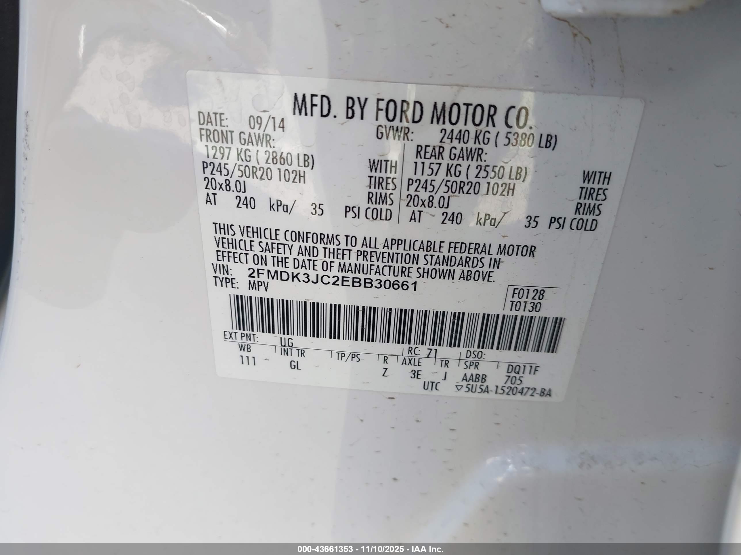 FORD EDGE image 9